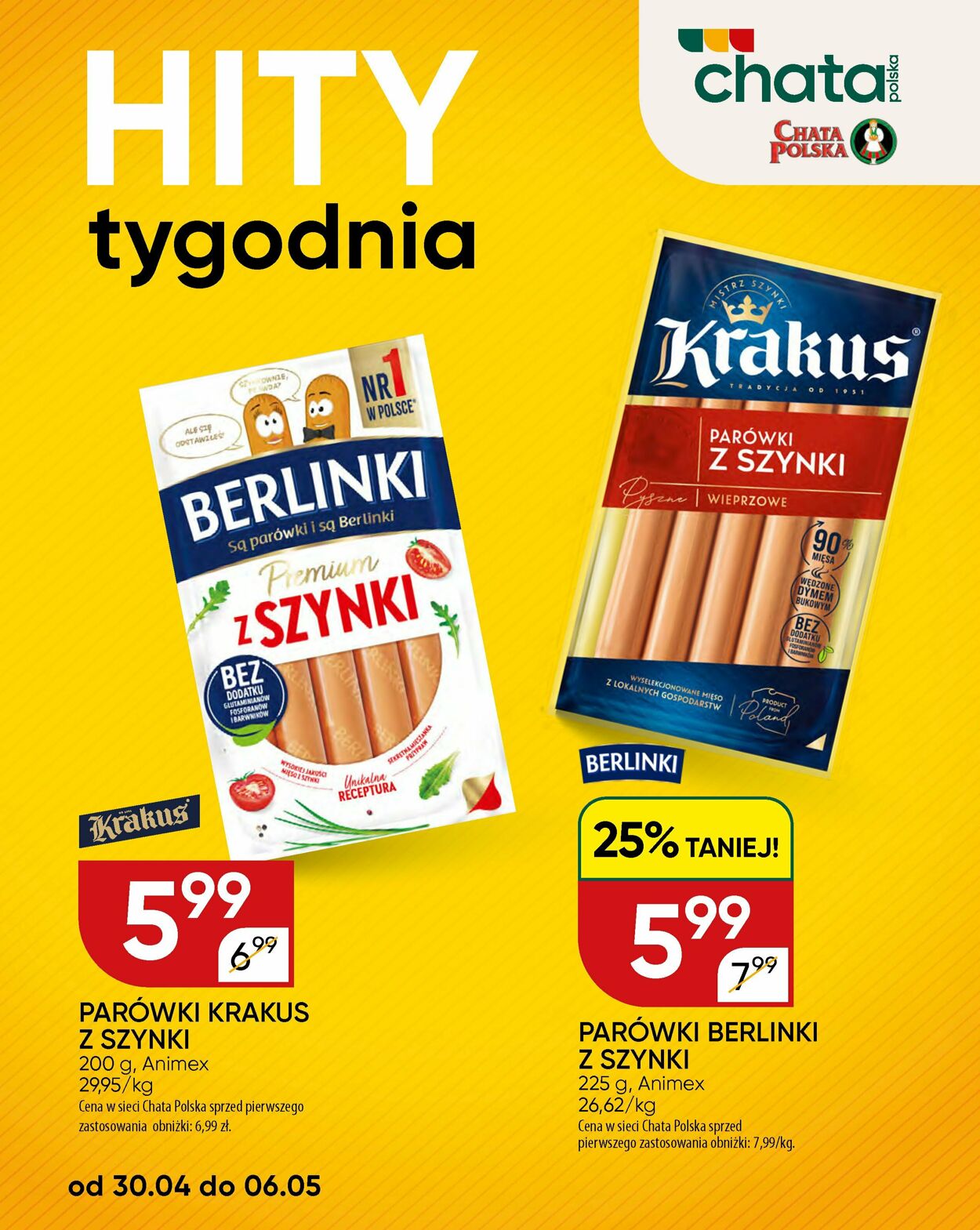 Gazetka Chata Polska 04.05.2026 - 12.05.2026