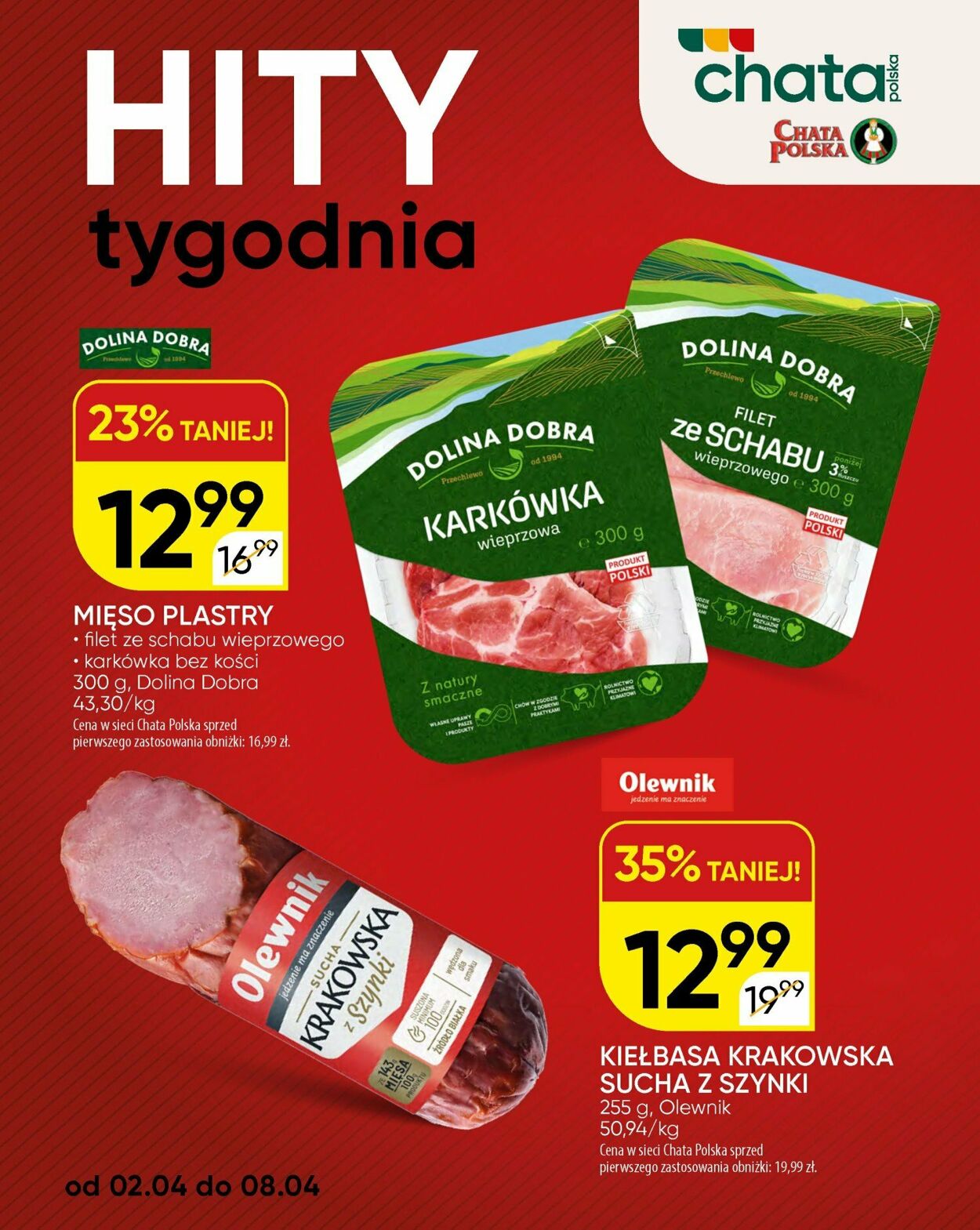 Gazetka Chata Polska 06.04.2026 - 14.04.2026