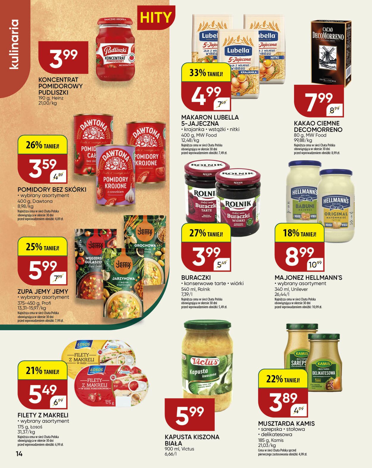 Gazetka Chata Polska 05.03.2026 - 13.03.2026