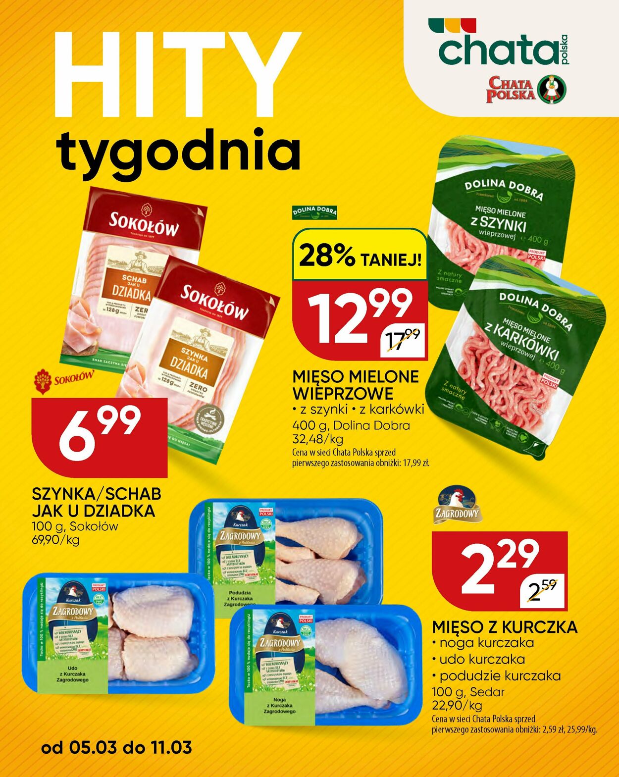 Gazetka Chata Polska 05.03.2026 - 13.03.2026