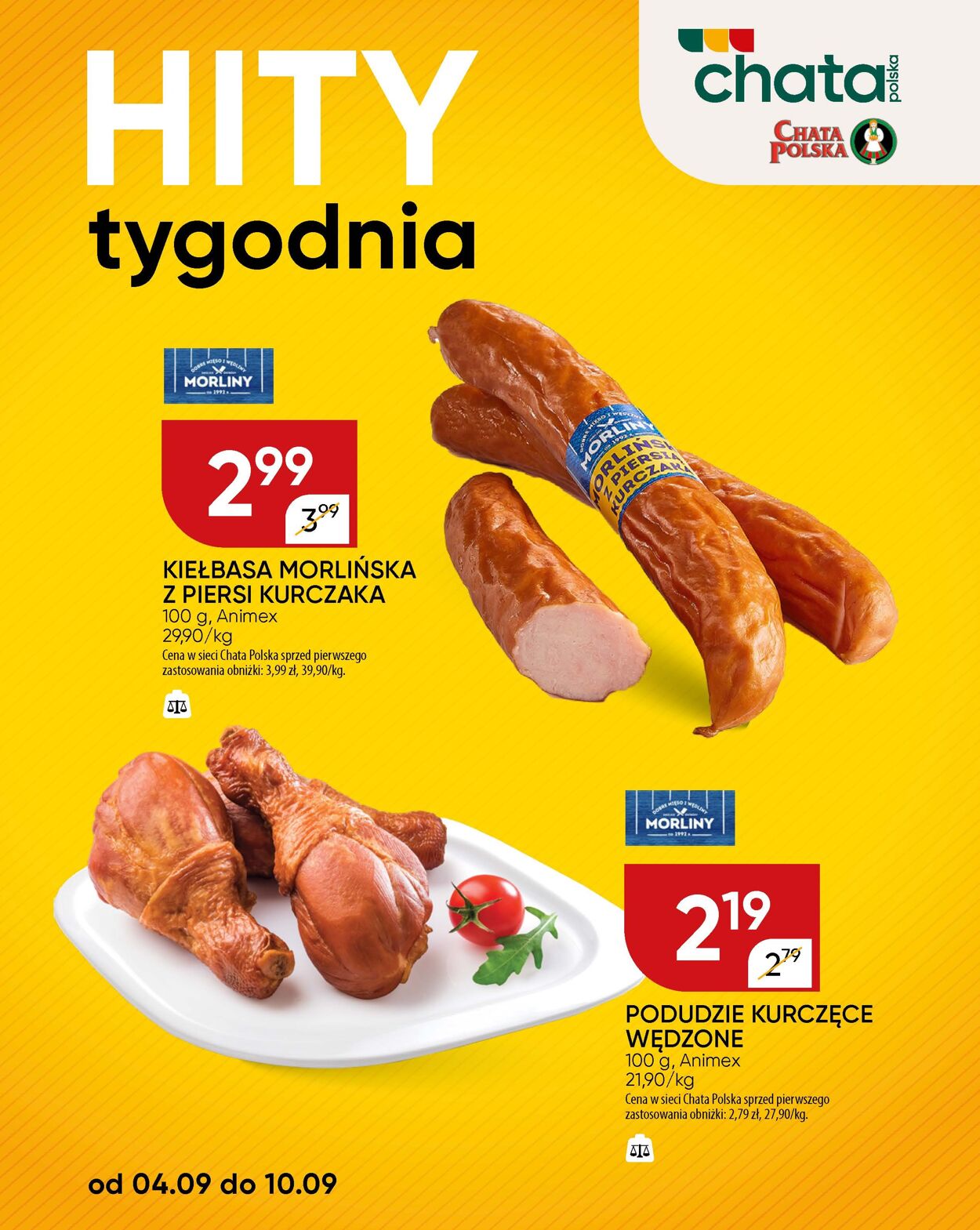 Gazetka Chata Polska 11.09.2025 - 21.09.2025