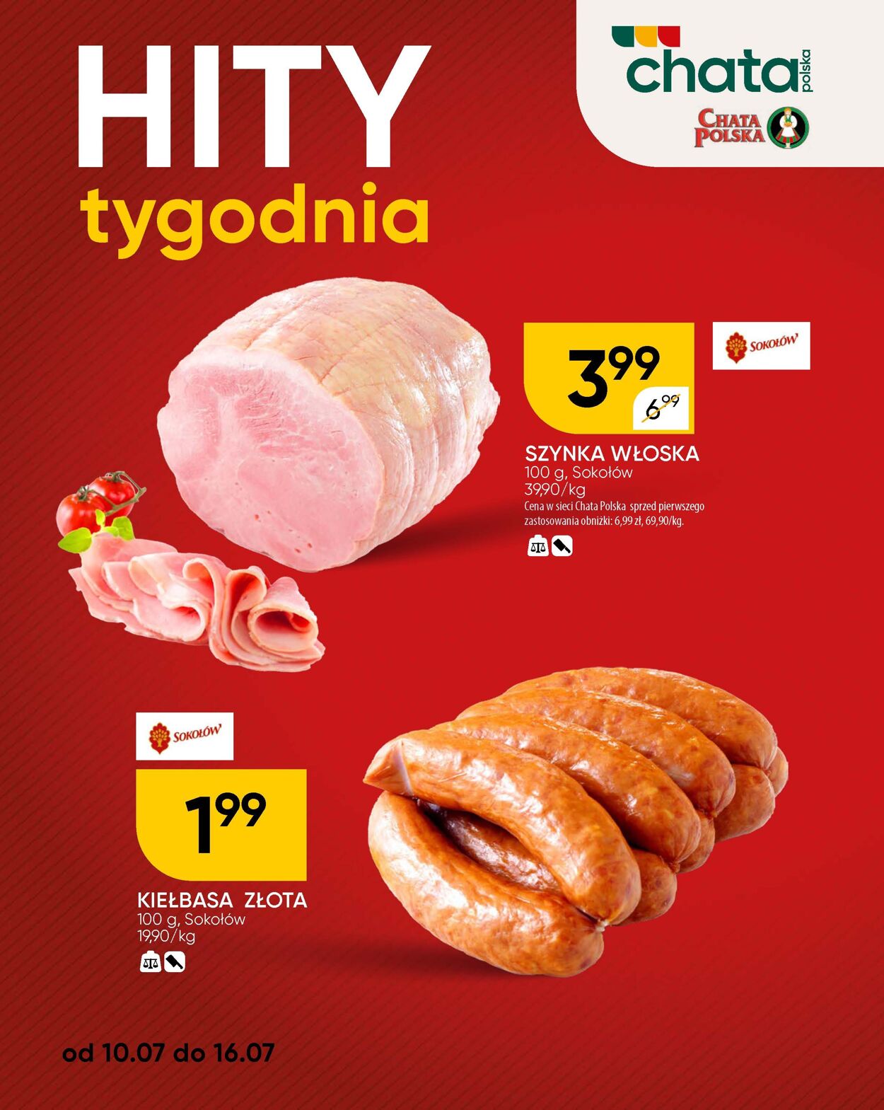 Gazetka Chata Polska 10.07.2025 - 16.07.2025