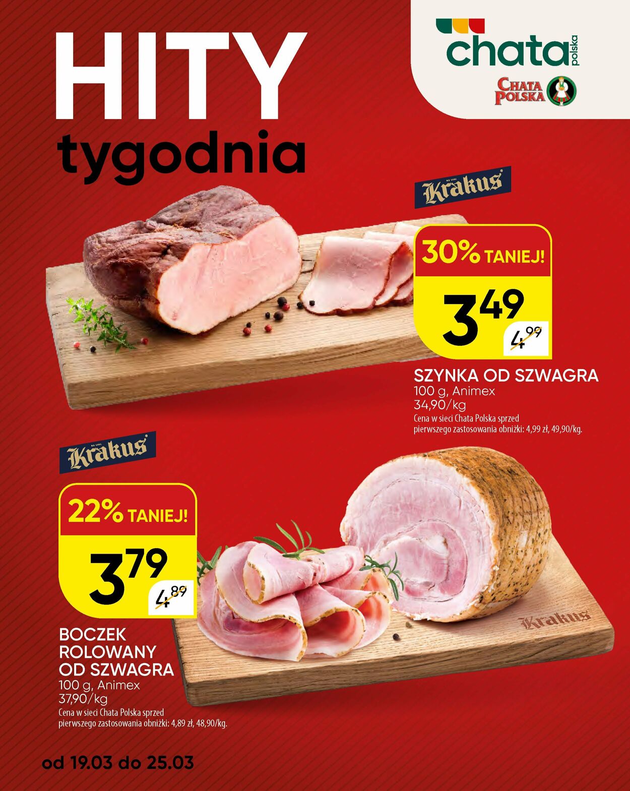 Gazetka Chata Polska 23.03.2026 - 31.03.2026