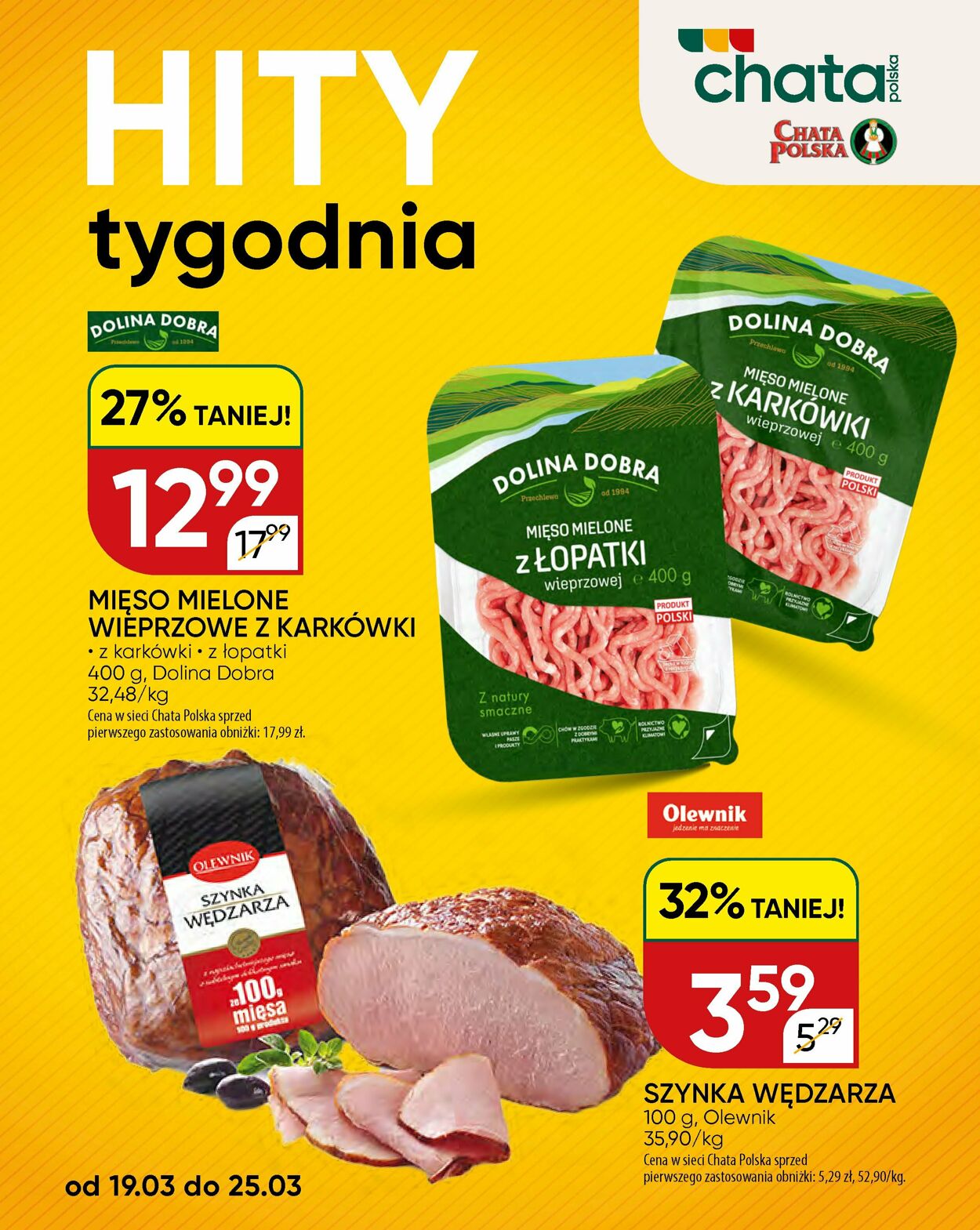 Gazetka Chata Polska 23.03.2026 - 31.03.2026