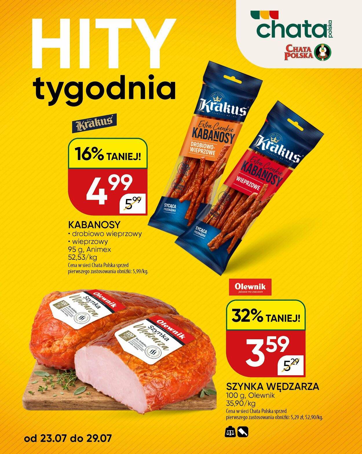 Gazetka Chata Polska 27.07.2026 - 04.08.2026