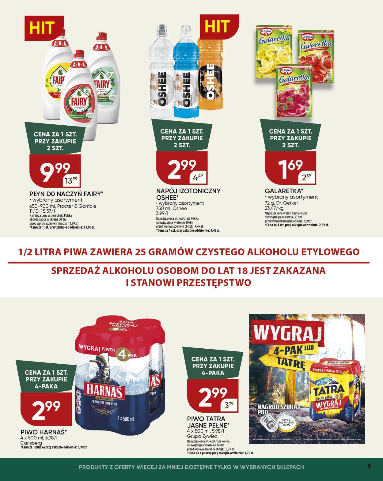 Gazetka Chata Polska 17.07.2025 - 27.07.2025