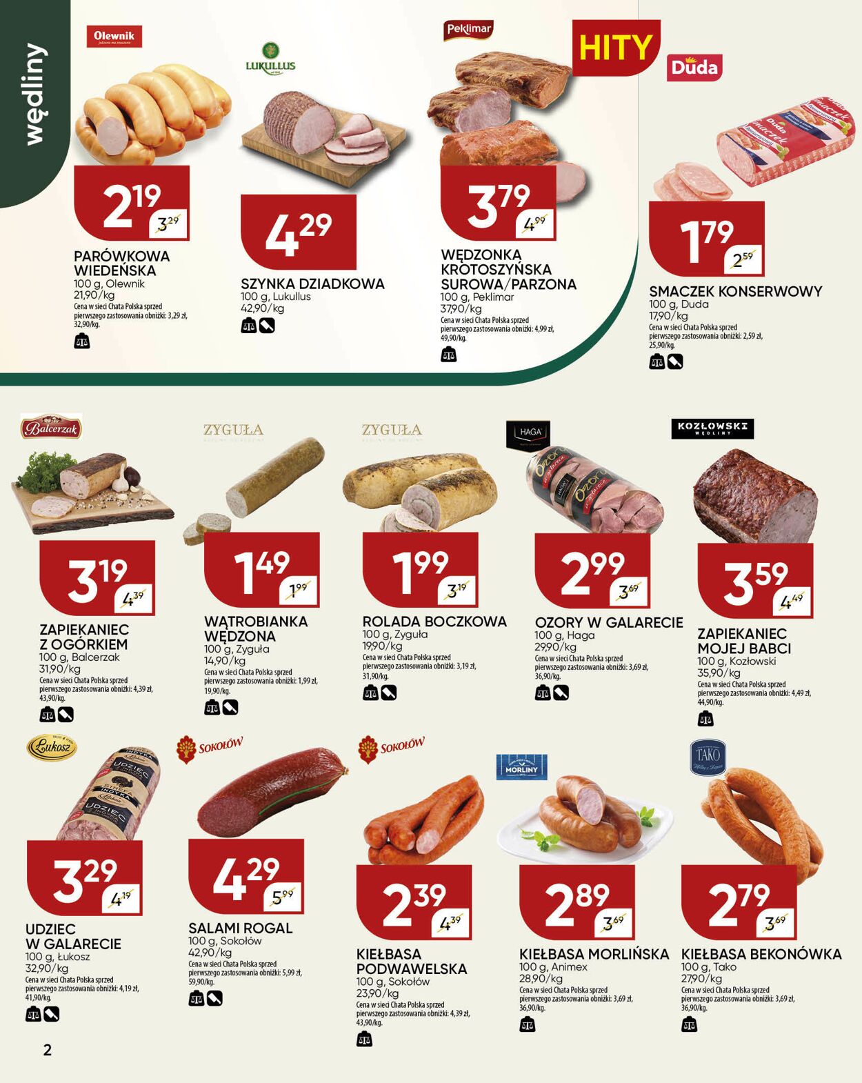 Gazetka Chata Polska 17.07.2025 - 27.07.2025