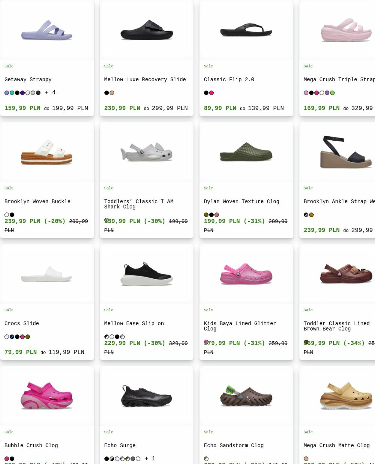 Gazetka Crocs 16.03.2026 - 25.03.2026