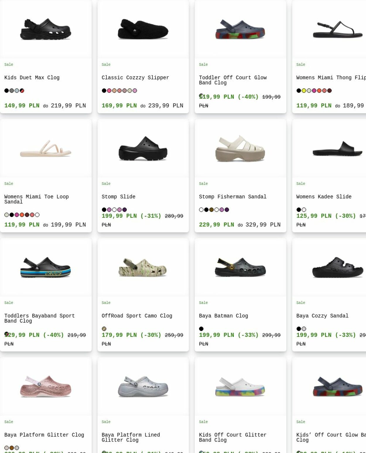 Gazetka Crocs 16.03.2026 - 25.03.2026