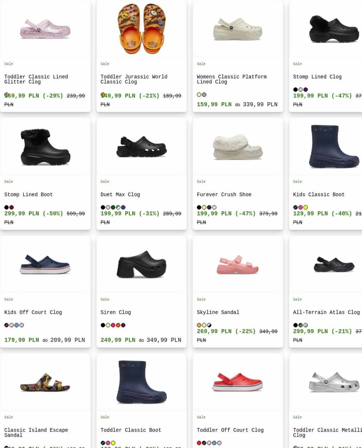 Gazetka Crocs 16.03.2026 - 25.03.2026