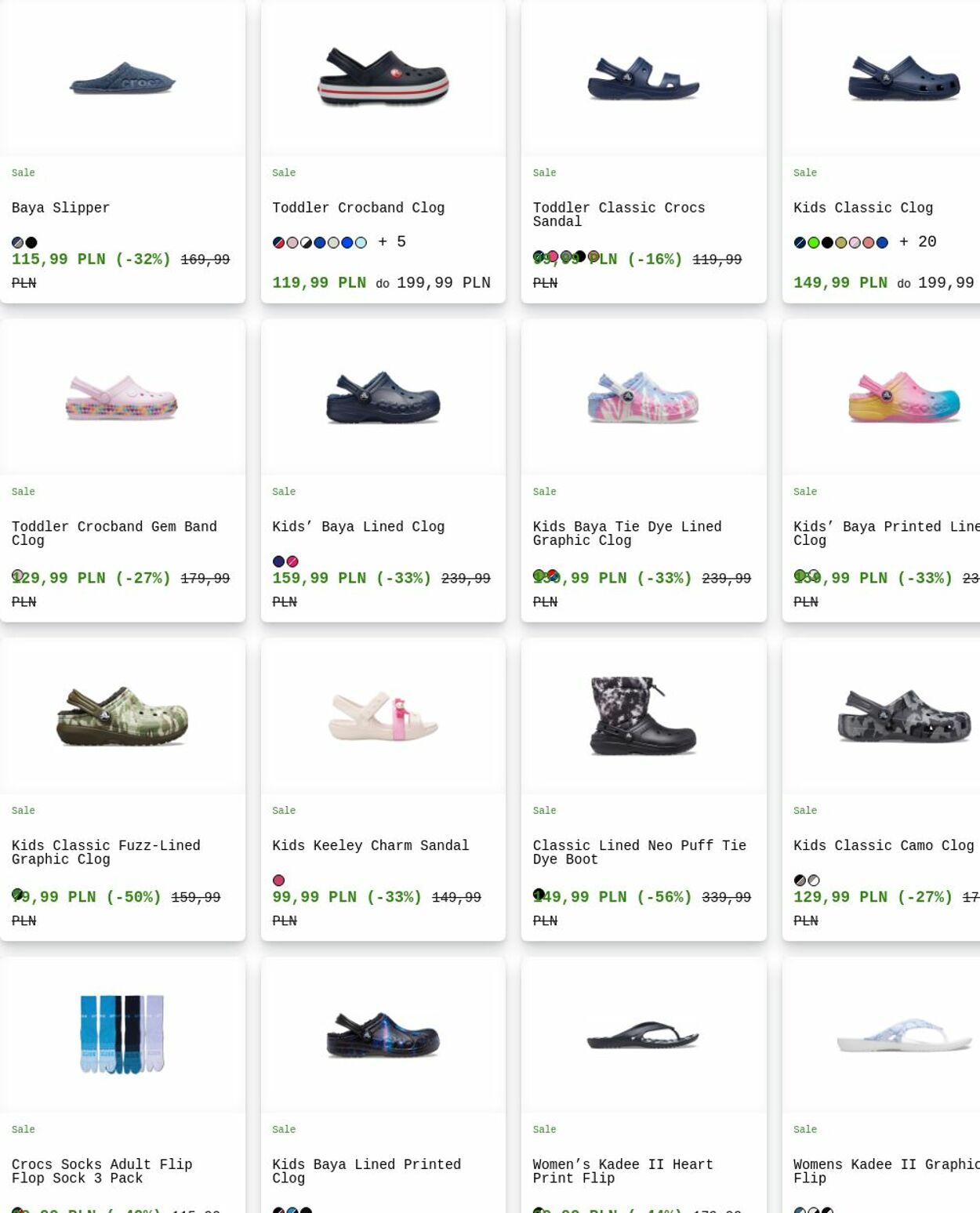 Gazetka Crocs 16.03.2026 - 25.03.2026