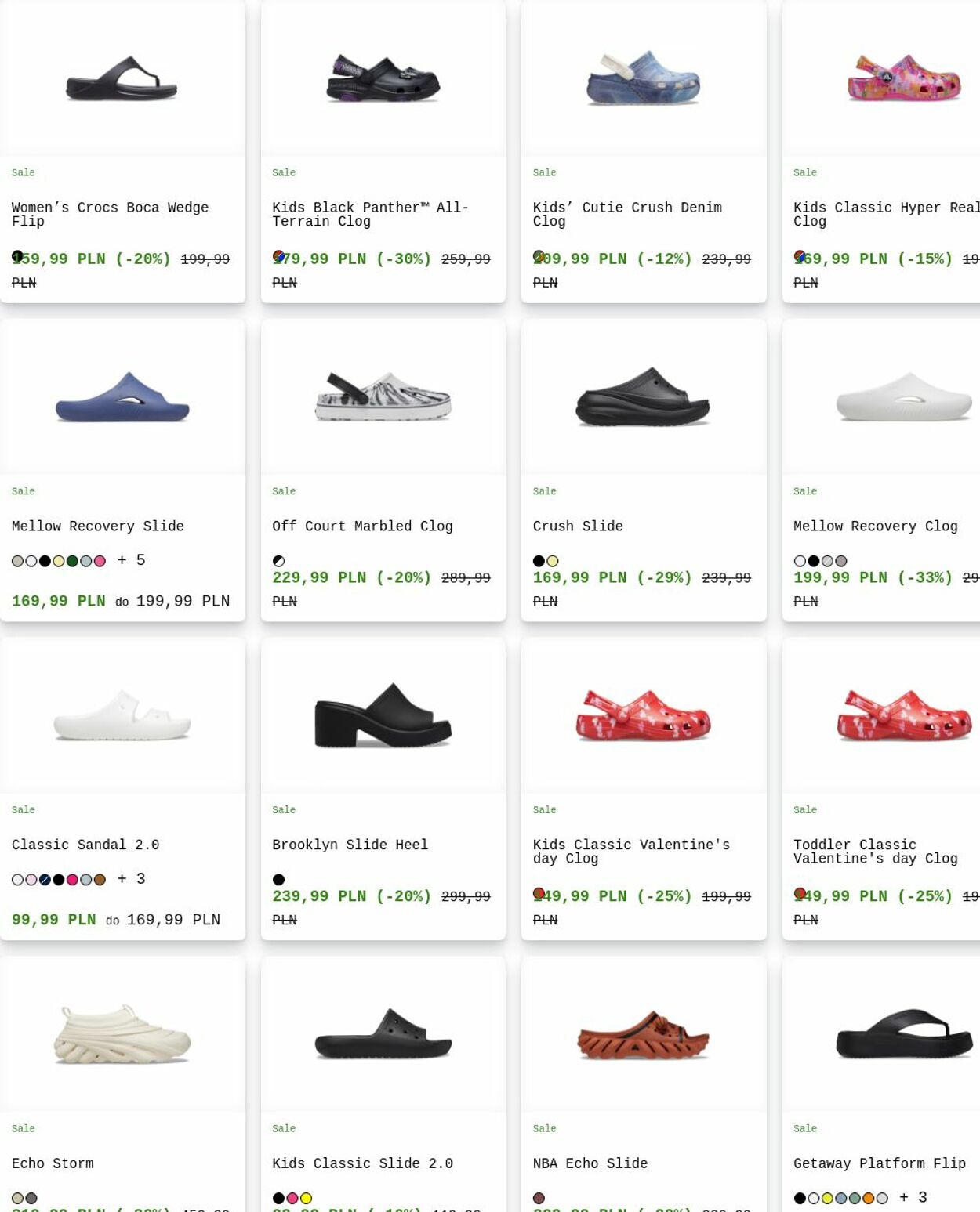 Gazetka Crocs 16.03.2026 - 25.03.2026