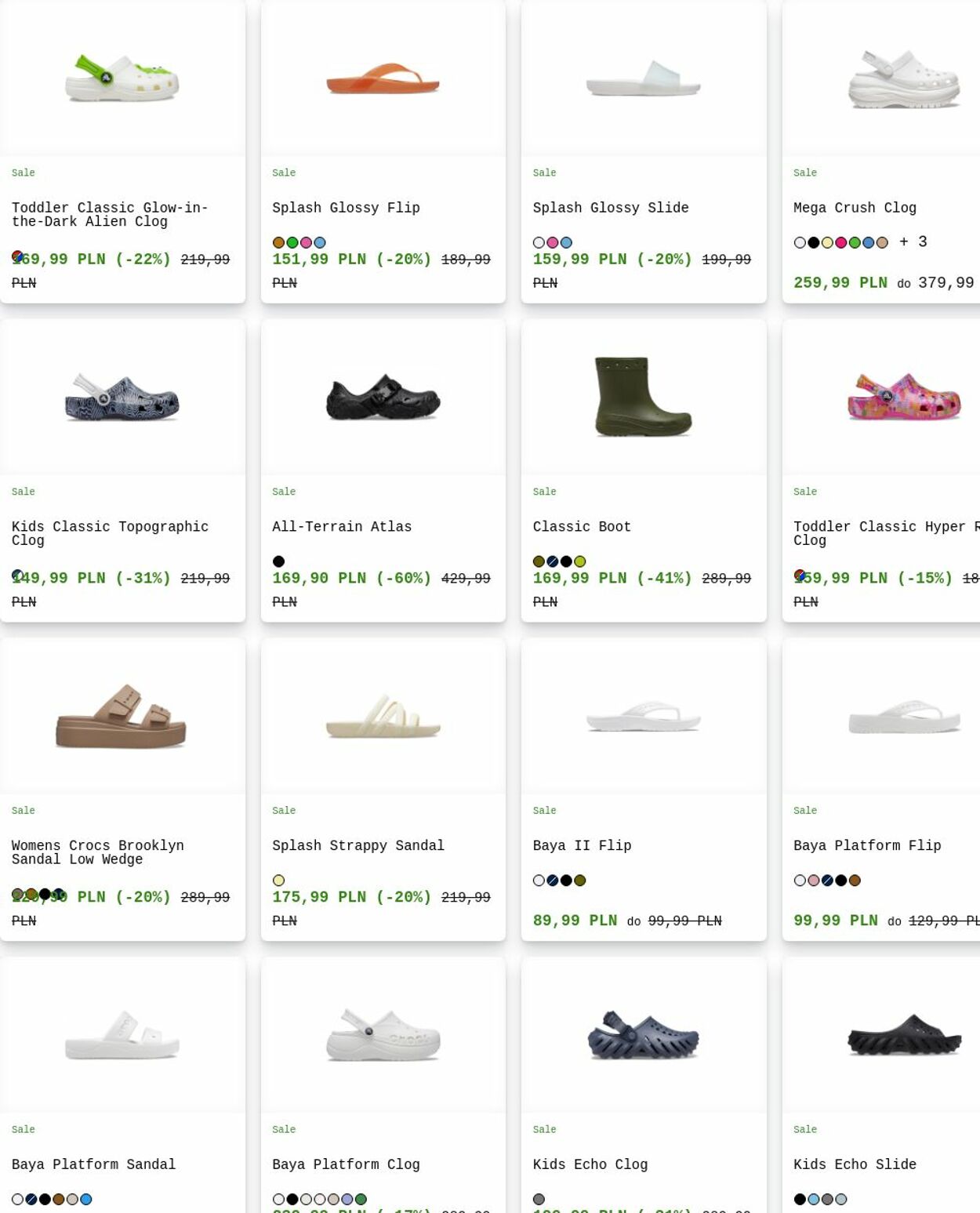 Gazetka Crocs 16.03.2026 - 25.03.2026