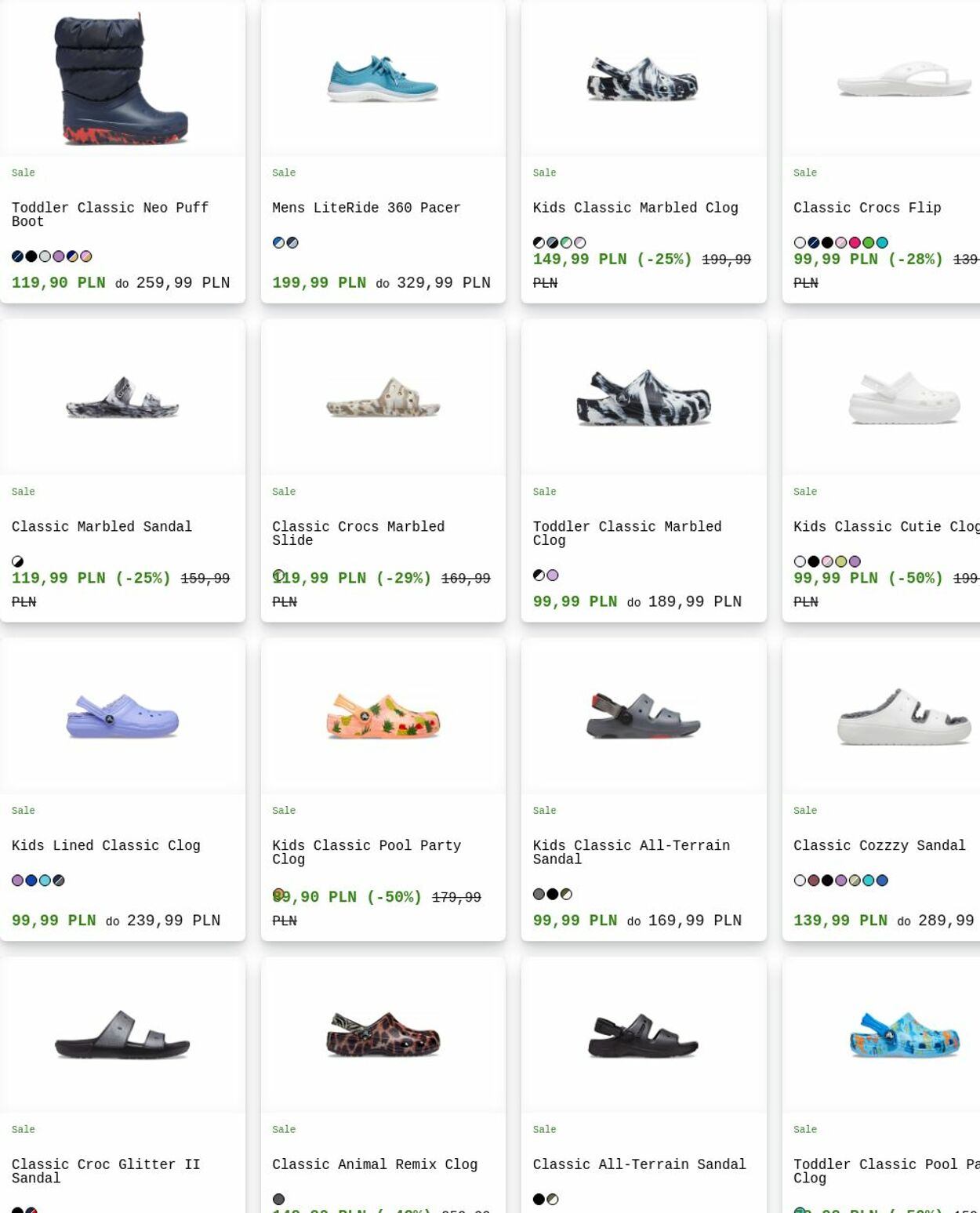 Gazetka Crocs 16.03.2026 - 25.03.2026