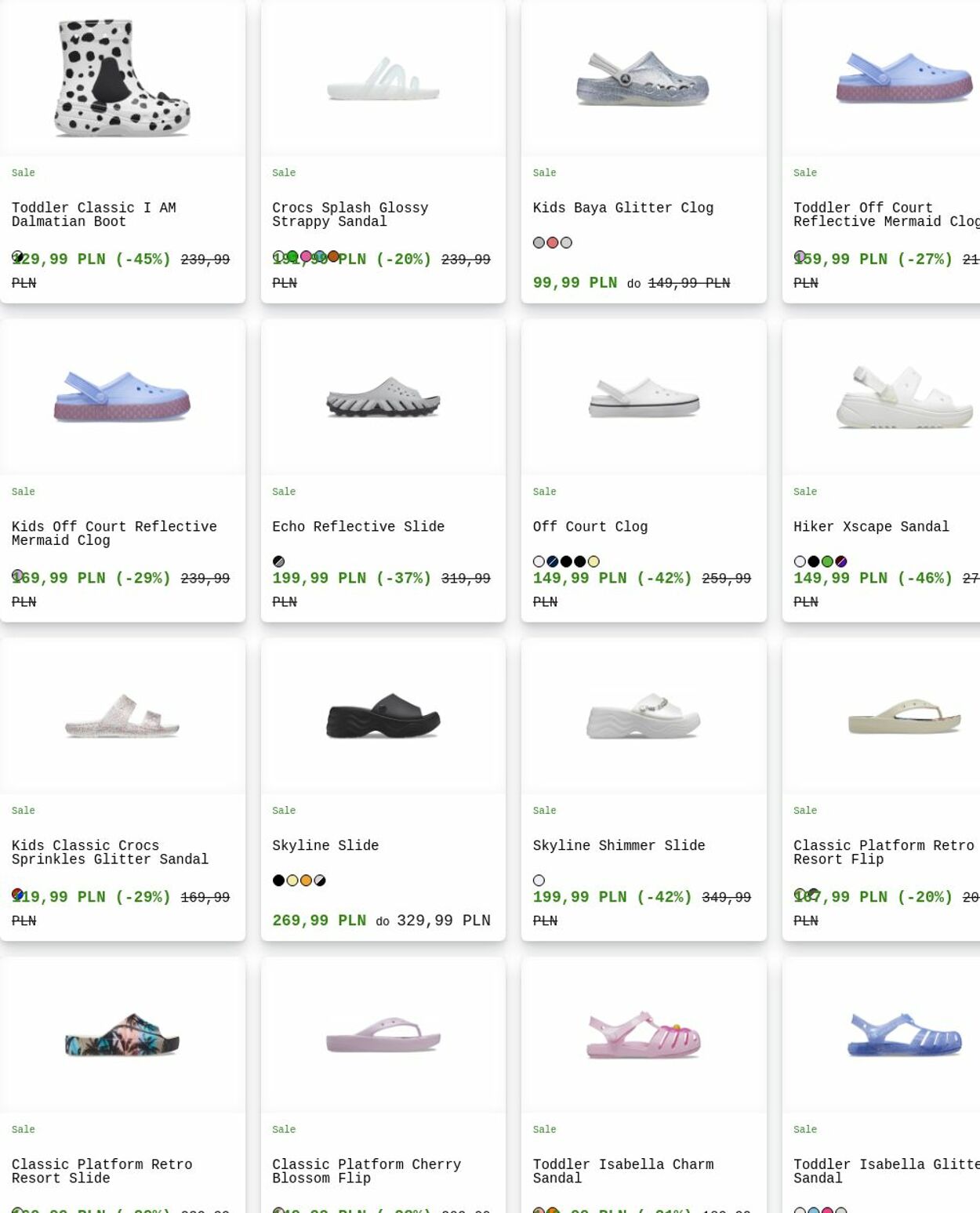 Gazetka Crocs 16.03.2026 - 25.03.2026