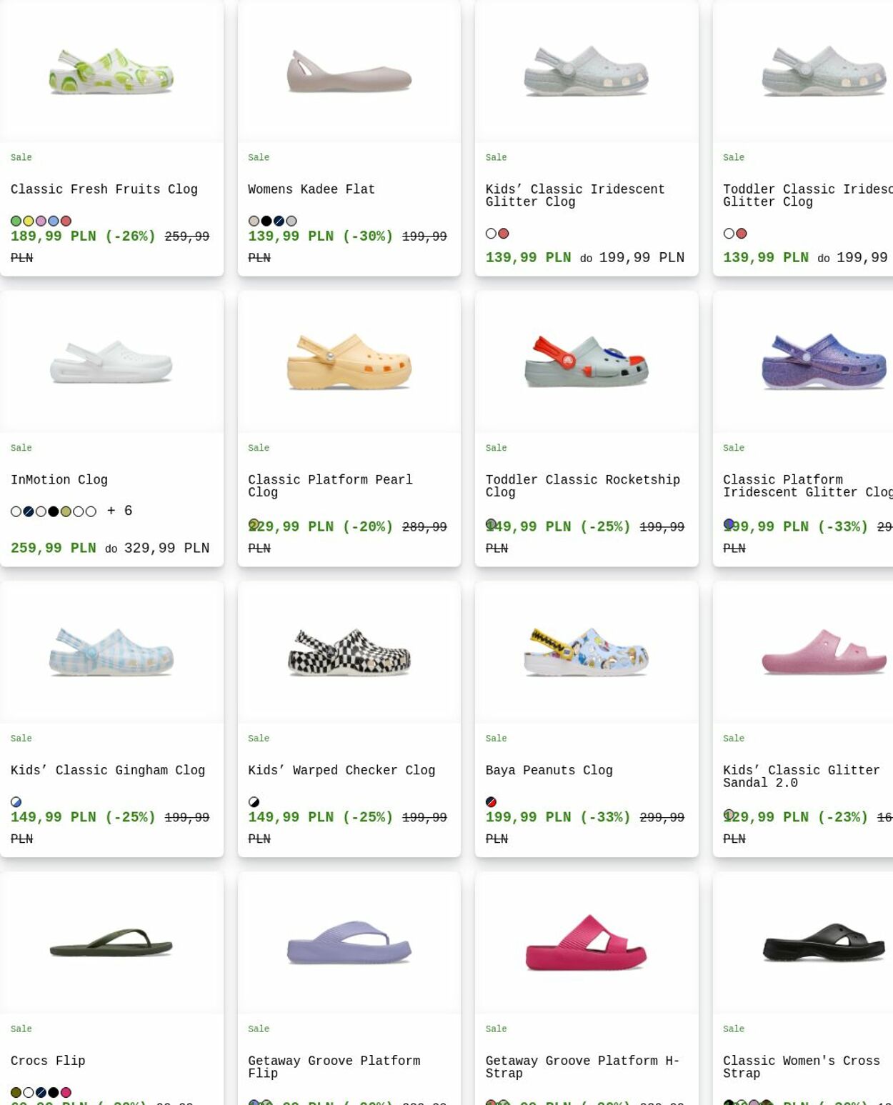 Gazetka Crocs 16.03.2026 - 25.03.2026
