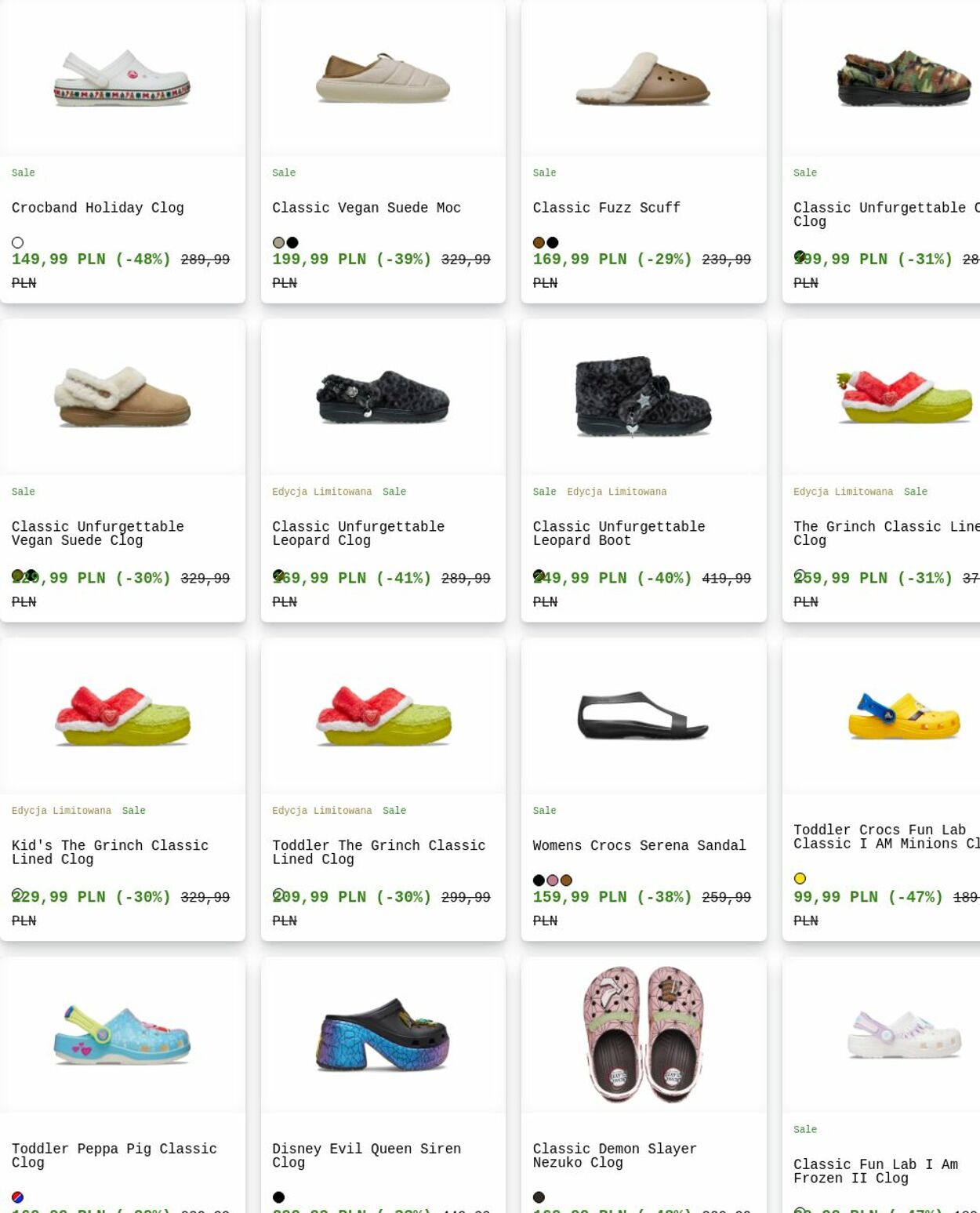 Gazetka Crocs 16.03.2026 - 25.03.2026