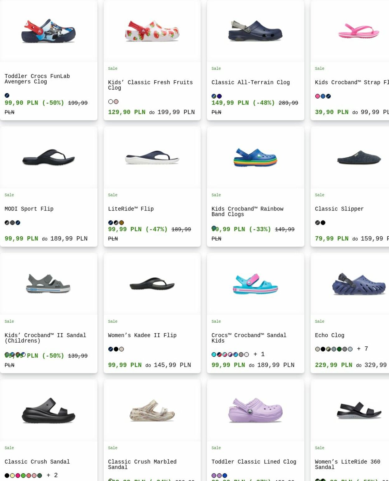 Gazetka Crocs 16.03.2026 - 25.03.2026