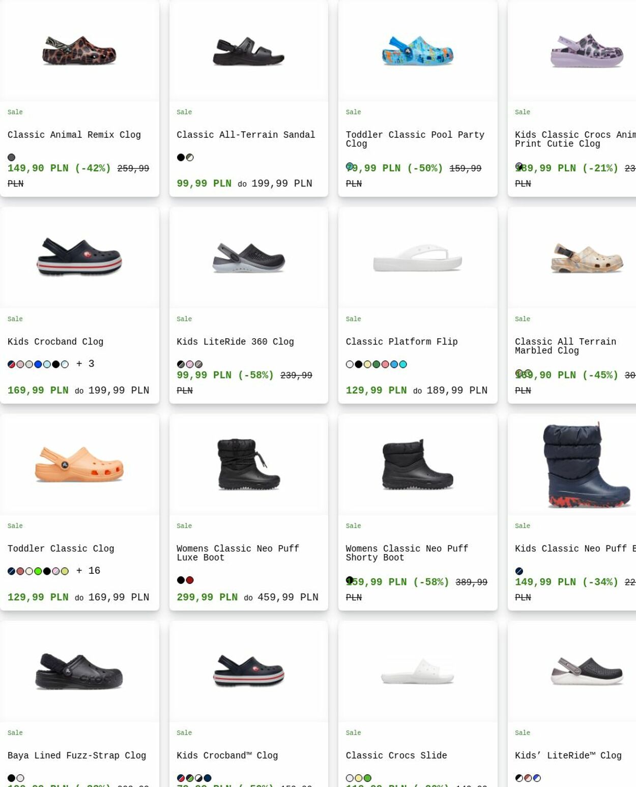 Gazetka Crocs 09.03.2026 - 18.03.2026
