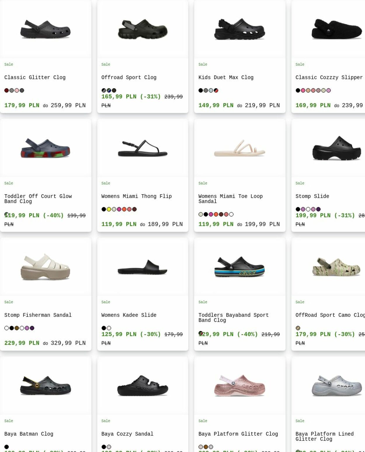 Gazetka Crocs 09.03.2026 - 18.03.2026