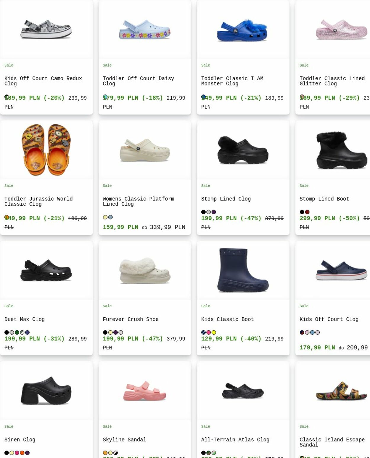 Gazetka Crocs 09.03.2026 - 18.03.2026