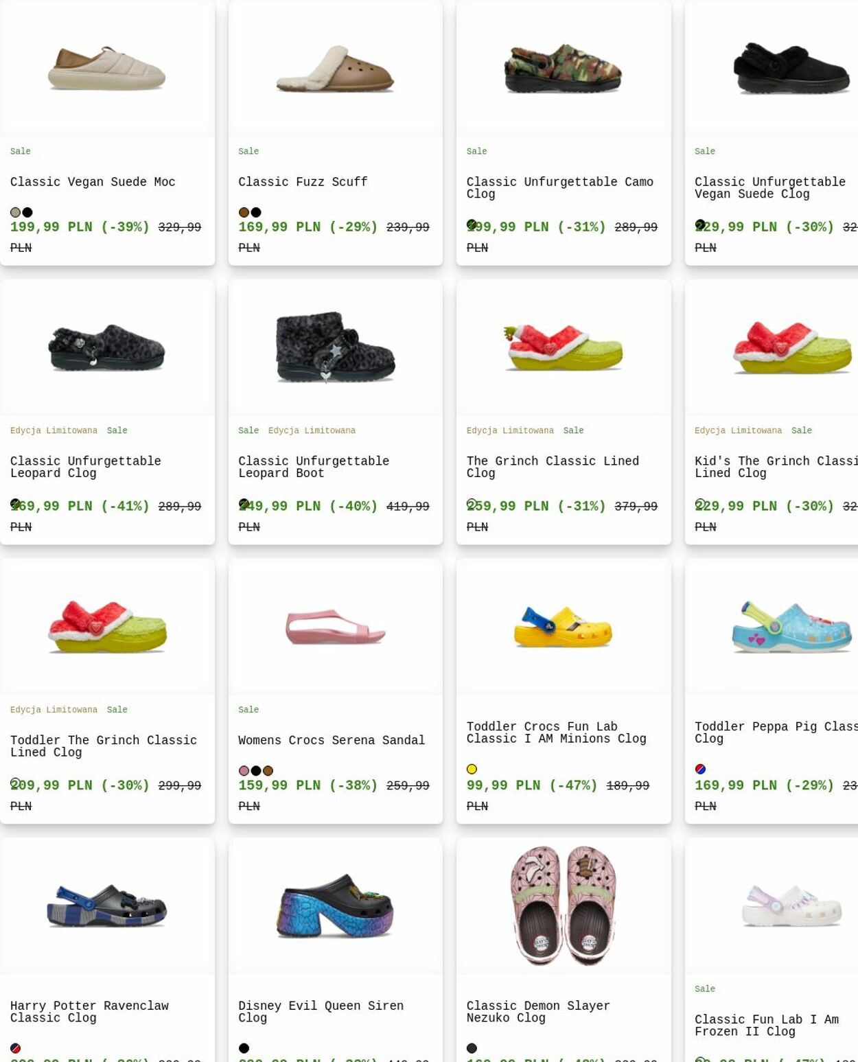 Gazetka Crocs 09.03.2026 - 18.03.2026