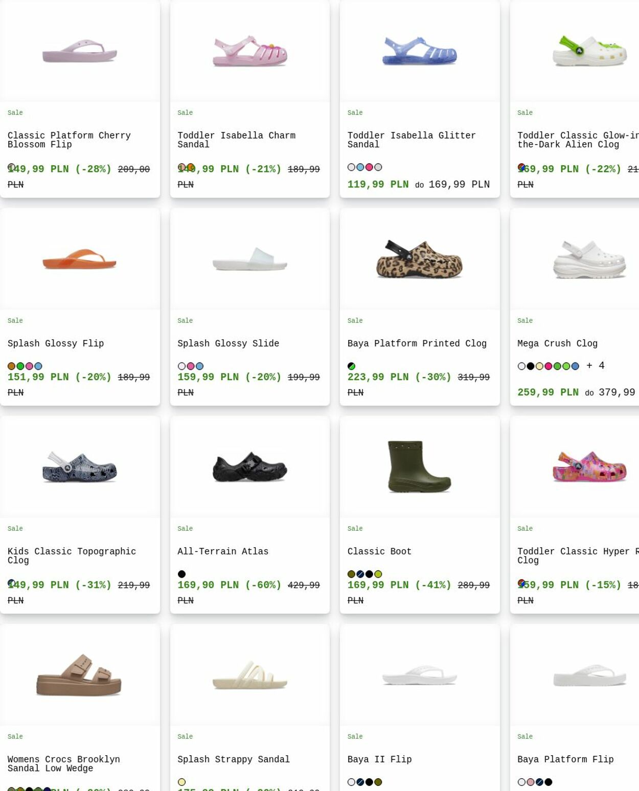 Gazetka Crocs 09.03.2026 - 18.03.2026