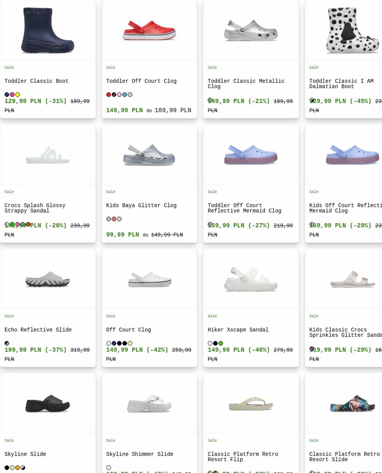 Gazetka Crocs 09.03.2026 - 18.03.2026