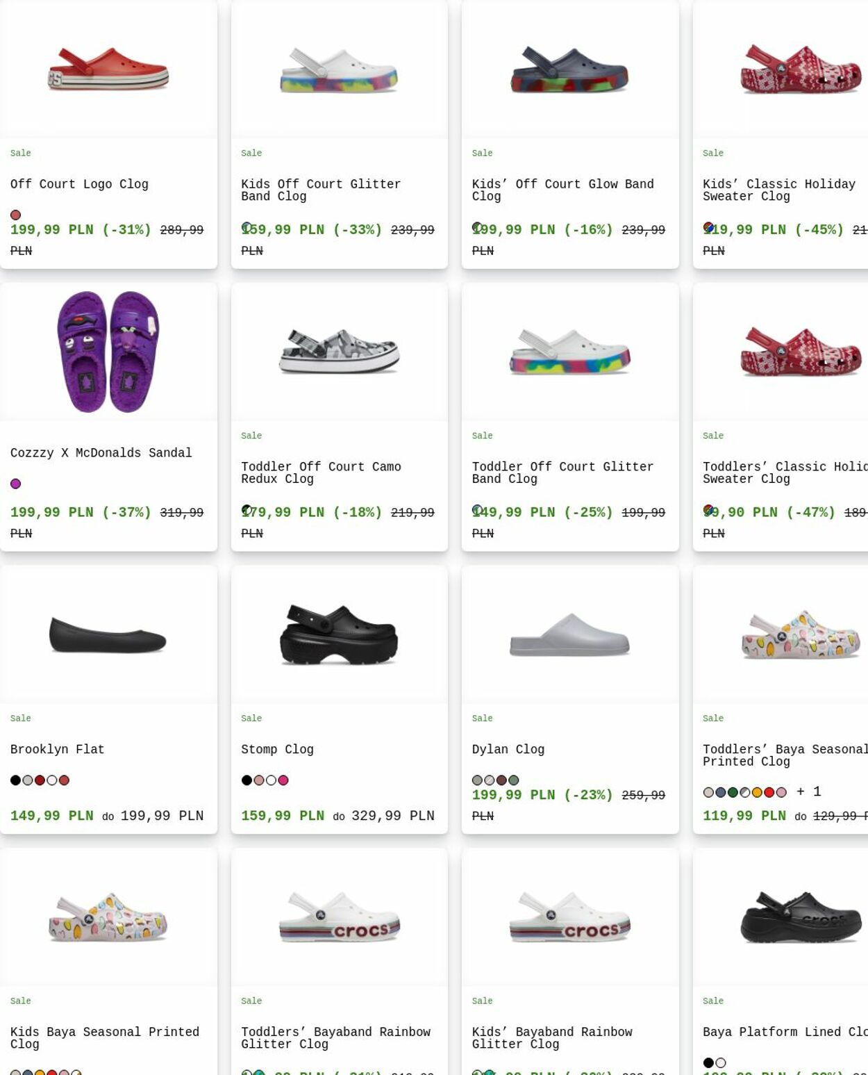 Gazetka Crocs 09.03.2026 - 18.03.2026