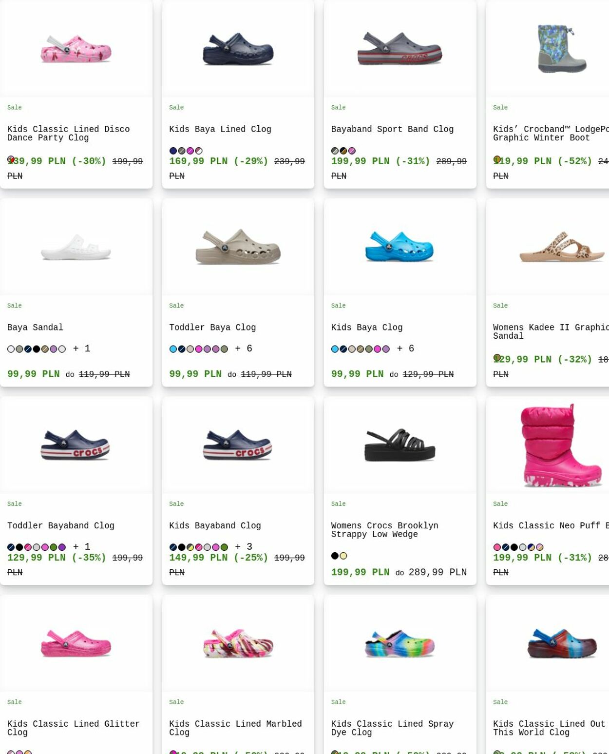Gazetka Crocs 09.03.2026 - 18.03.2026