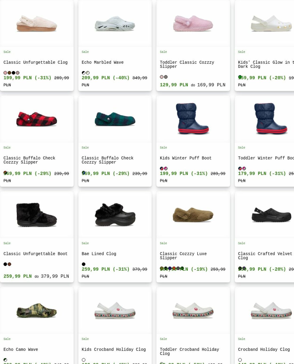 Gazetka Crocs 09.03.2026 - 18.03.2026