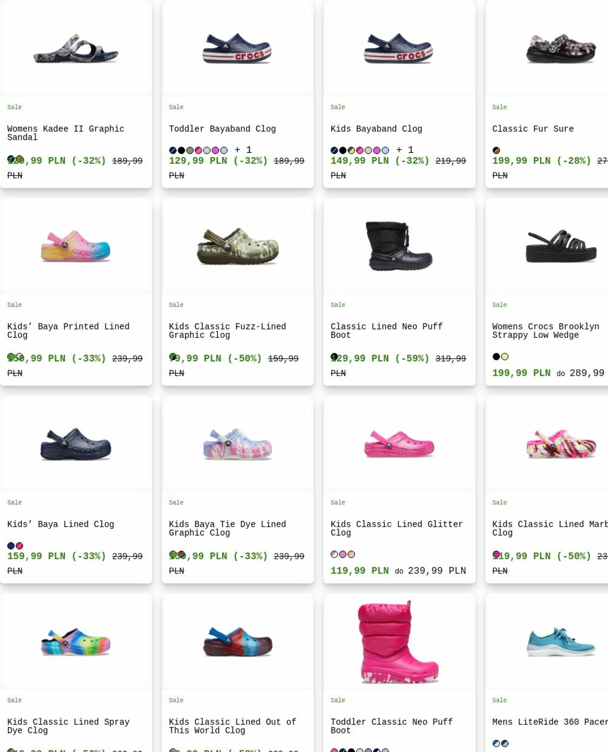 Gazetka Crocs 22.12.2025 - 31.12.2025