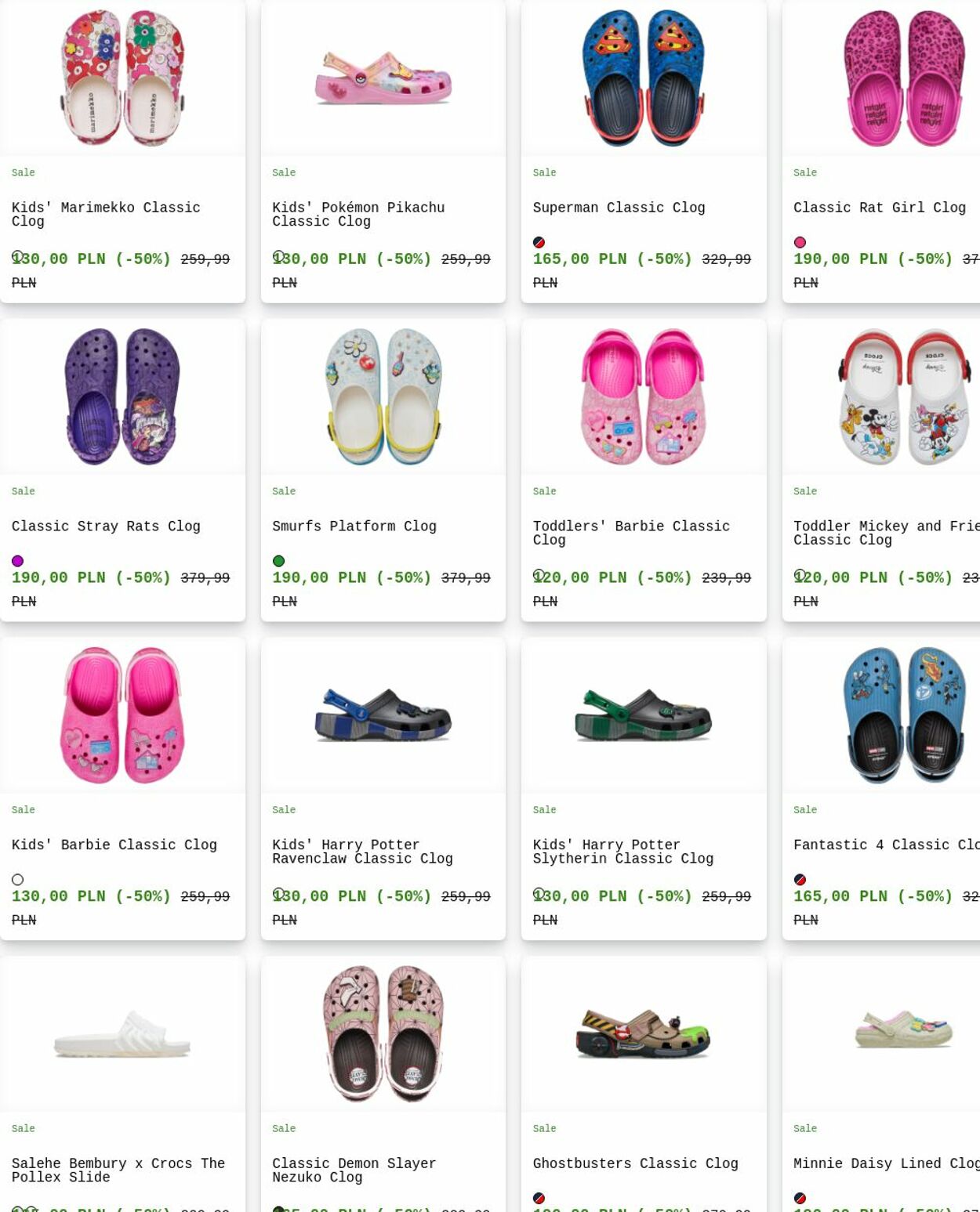 Gazetka Crocs 22.12.2025 - 31.12.2025