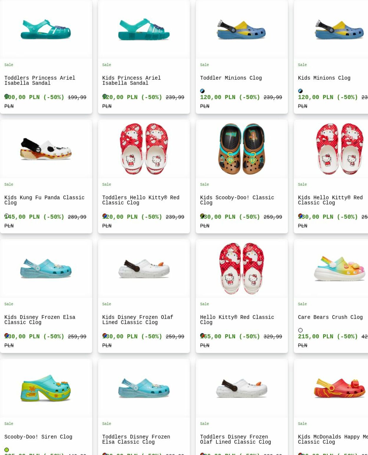 Gazetka Crocs 22.12.2025 - 31.12.2025