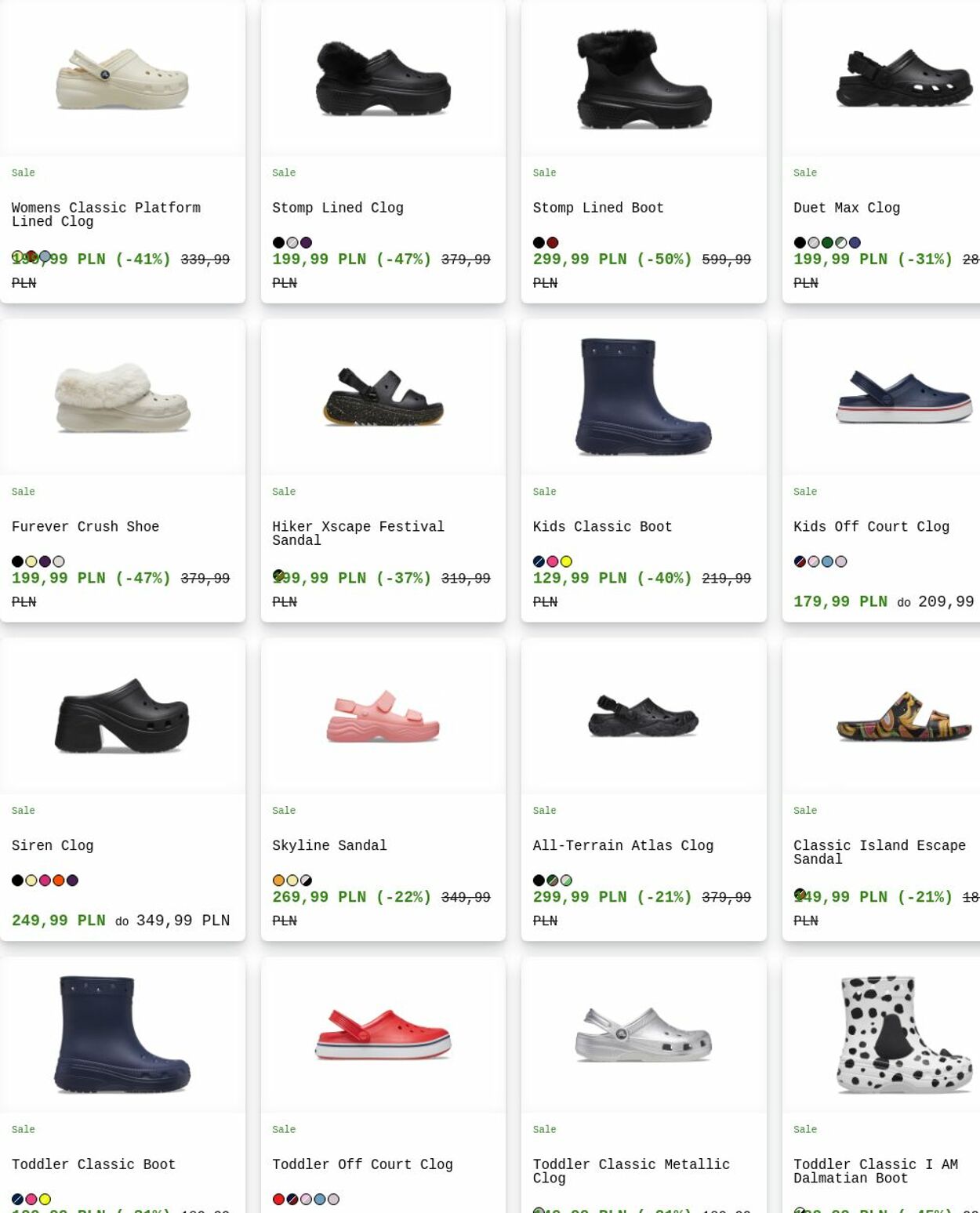 Gazetka Crocs 22.12.2025 - 31.12.2025