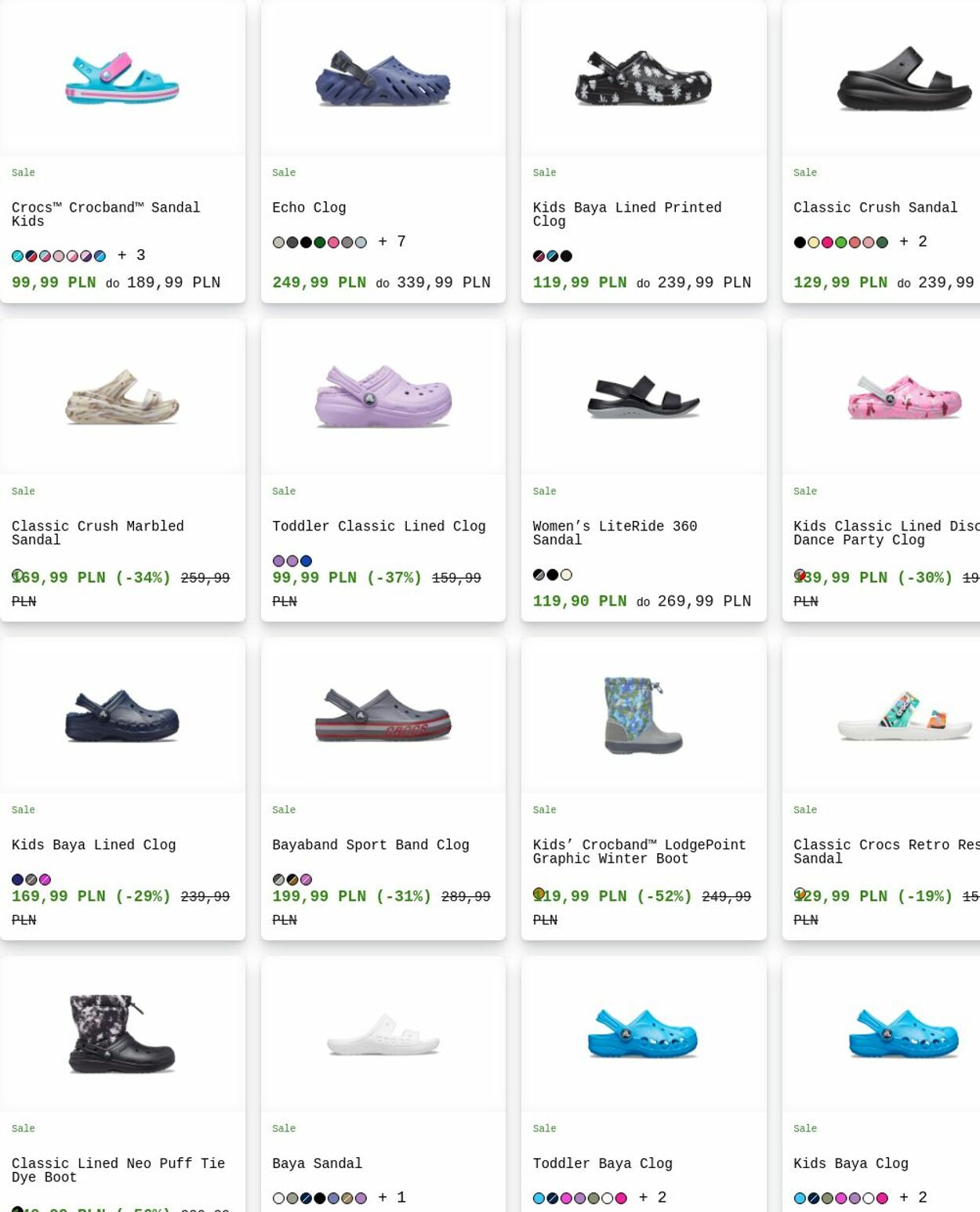 Gazetka Crocs 22.12.2025 - 31.12.2025