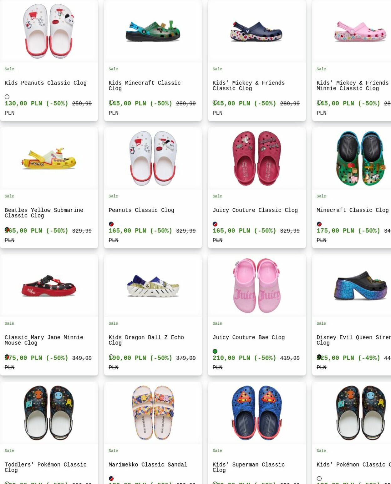 Gazetka Crocs 22.12.2025 - 31.12.2025