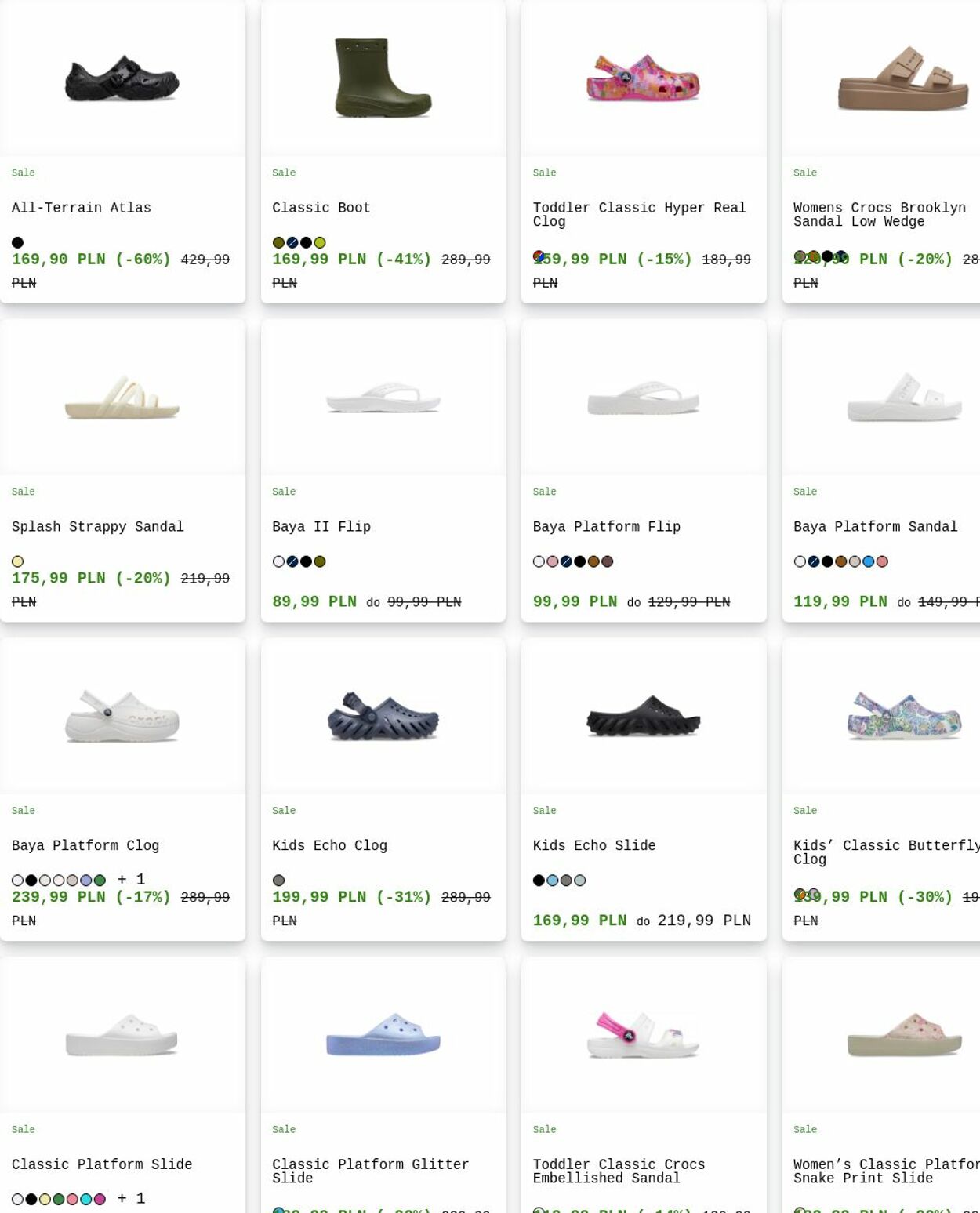 Gazetka Crocs 30.03.2026 - 08.04.2026