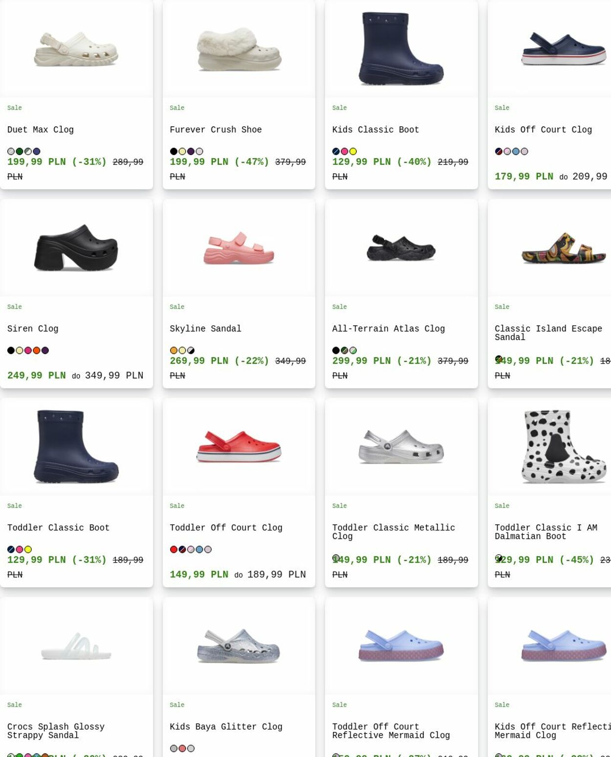 Gazetka Crocs 30.03.2026 - 08.04.2026