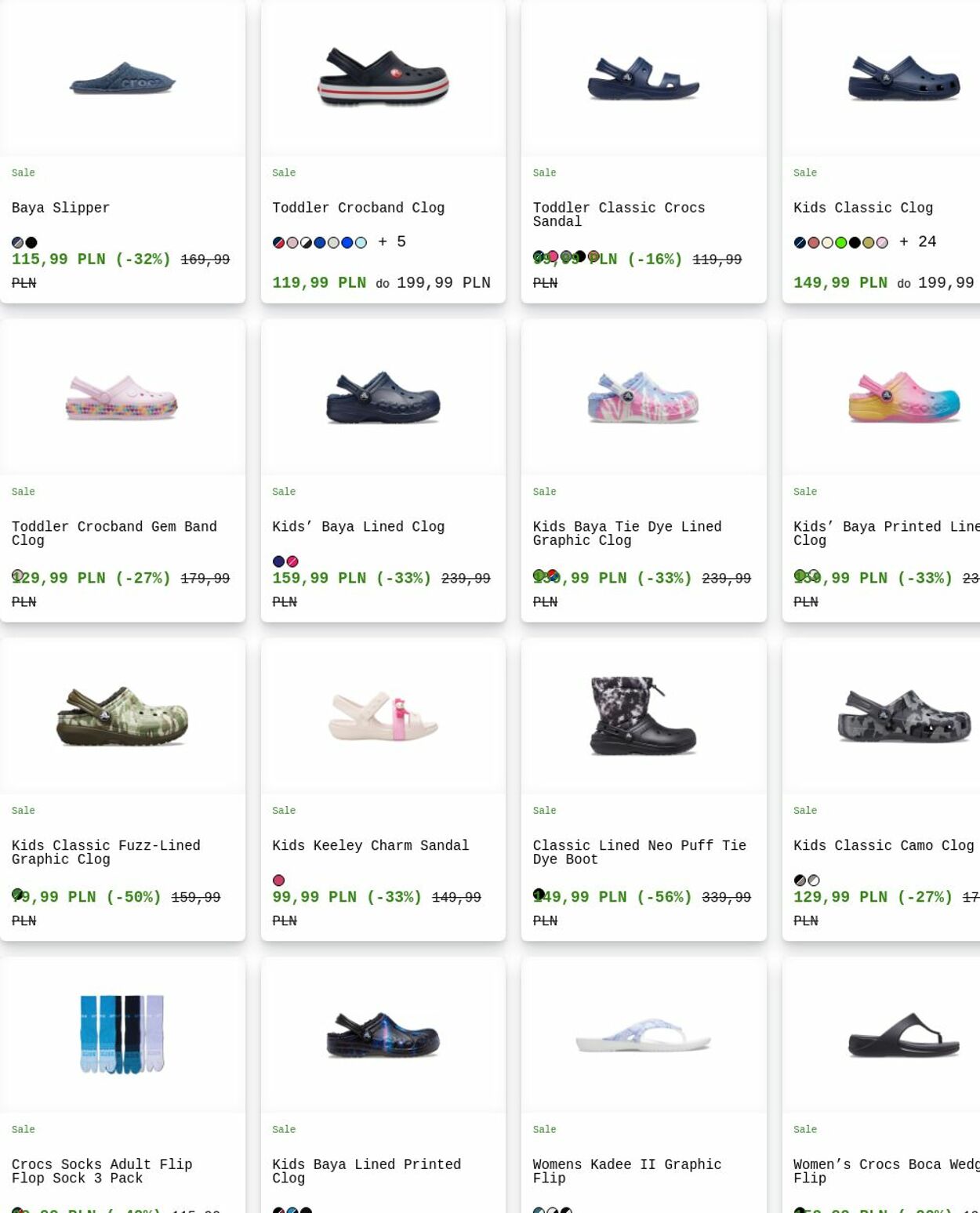 Gazetka Crocs 30.03.2026 - 08.04.2026