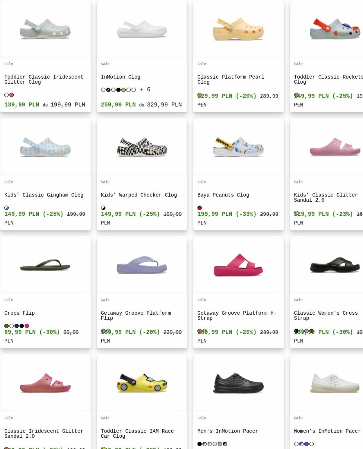 Gazetka Crocs 30.03.2026 - 08.04.2026
