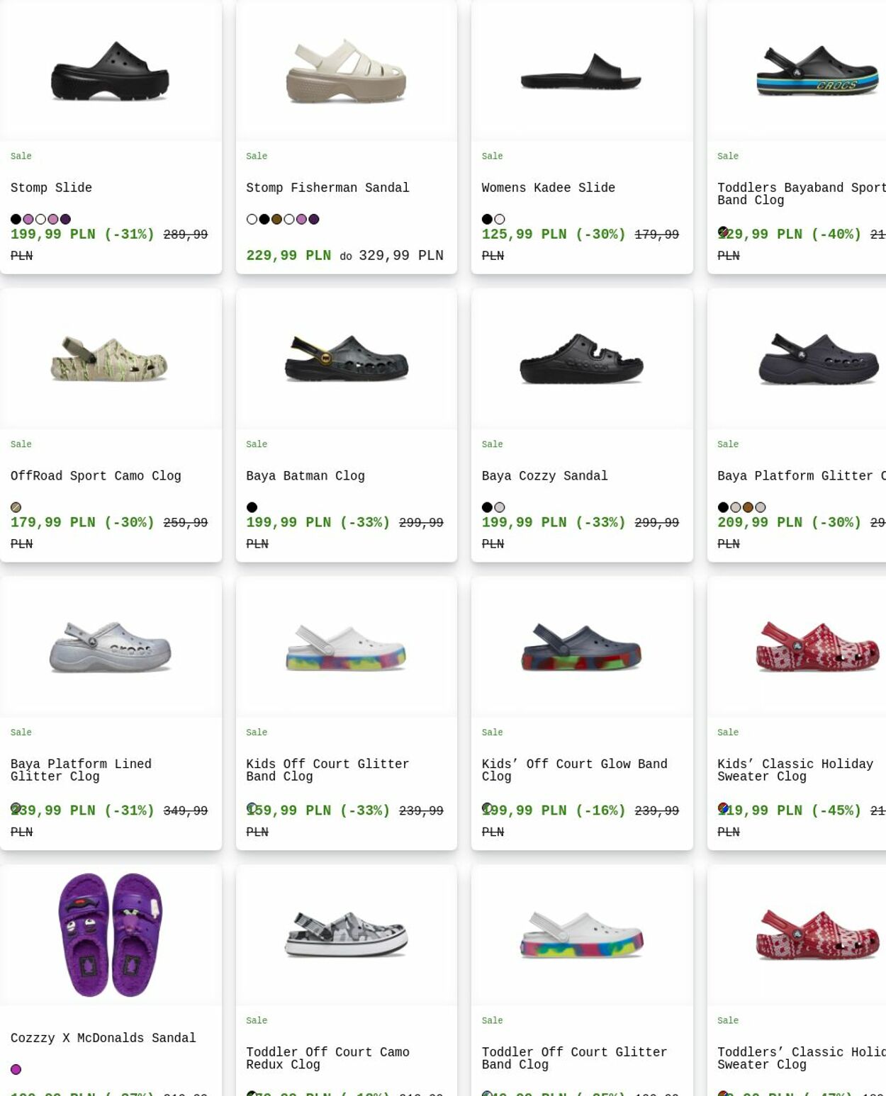 Gazetka Crocs 30.03.2026 - 08.04.2026