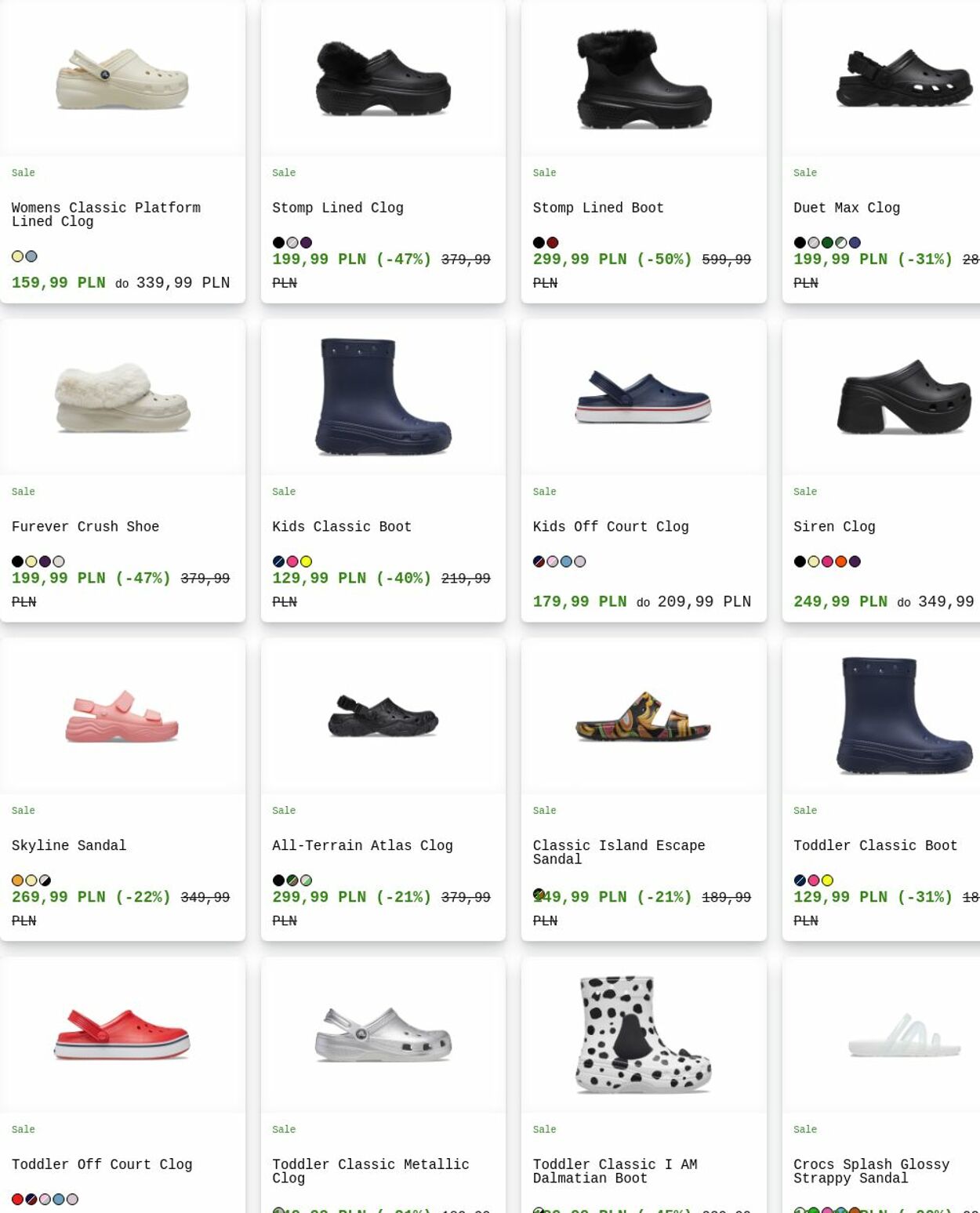 Gazetka Crocs 23.03.2026 - 01.04.2026