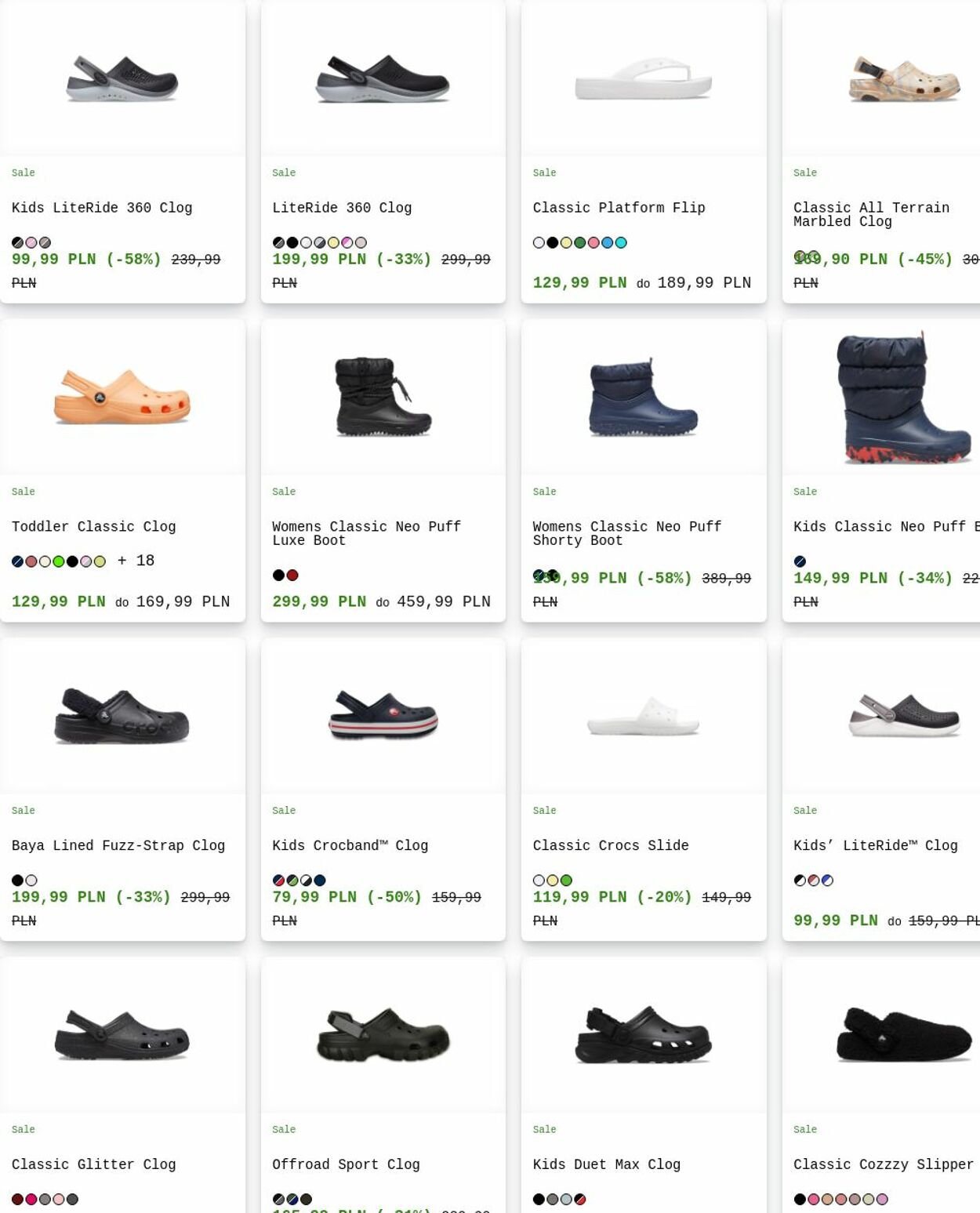 Gazetka Crocs 23.03.2026 - 01.04.2026