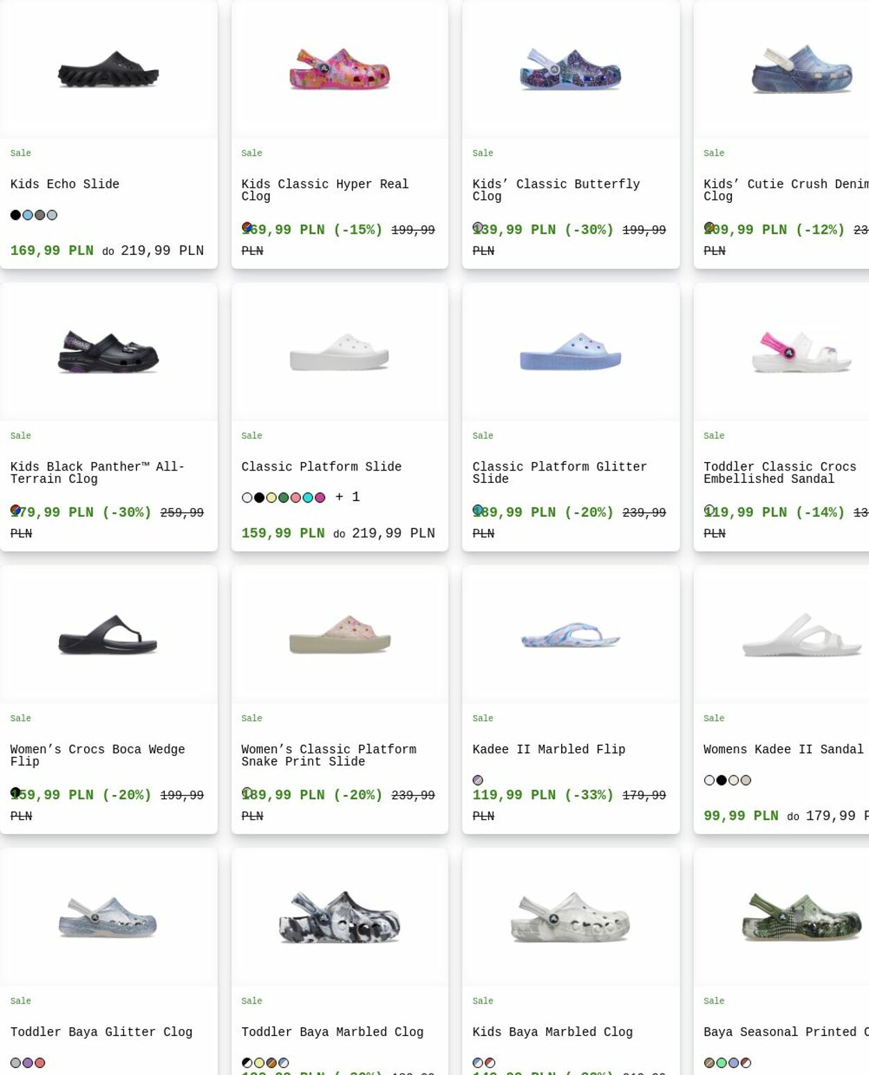 Gazetka Crocs 08.12.2025 - 17.12.2025