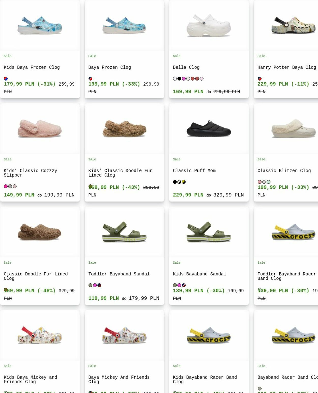 Gazetka Crocs 08.12.2025 - 17.12.2025