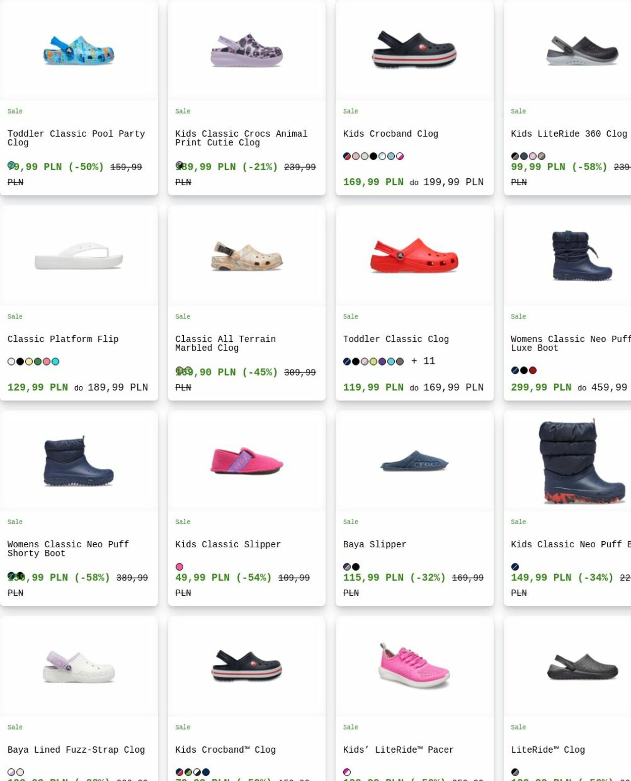 Gazetka Crocs 08.12.2025 - 17.12.2025