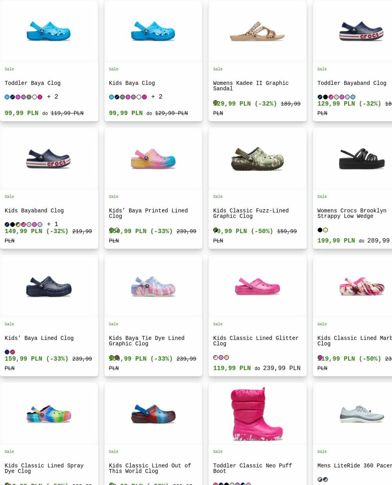 Gazetka Crocs 08.12.2025 - 17.12.2025