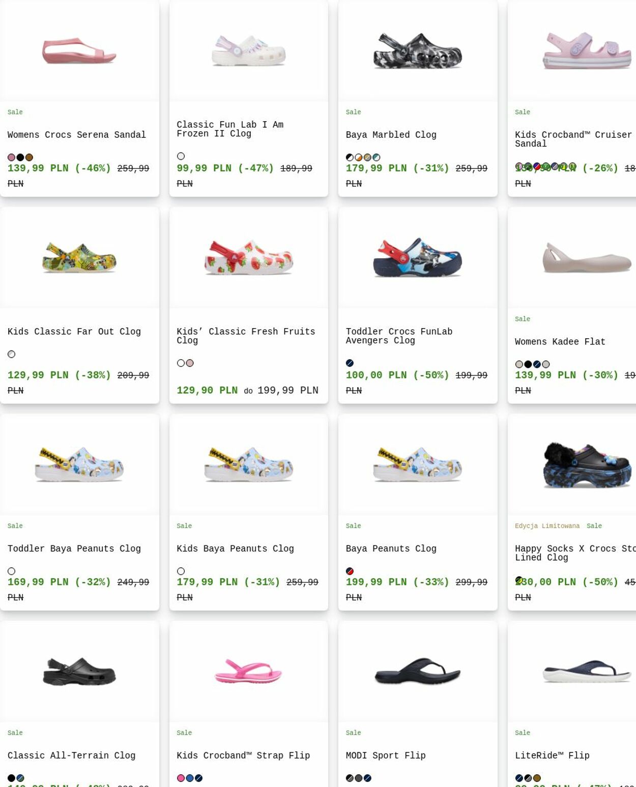 Gazetka Crocs 08.12.2025 - 17.12.2025