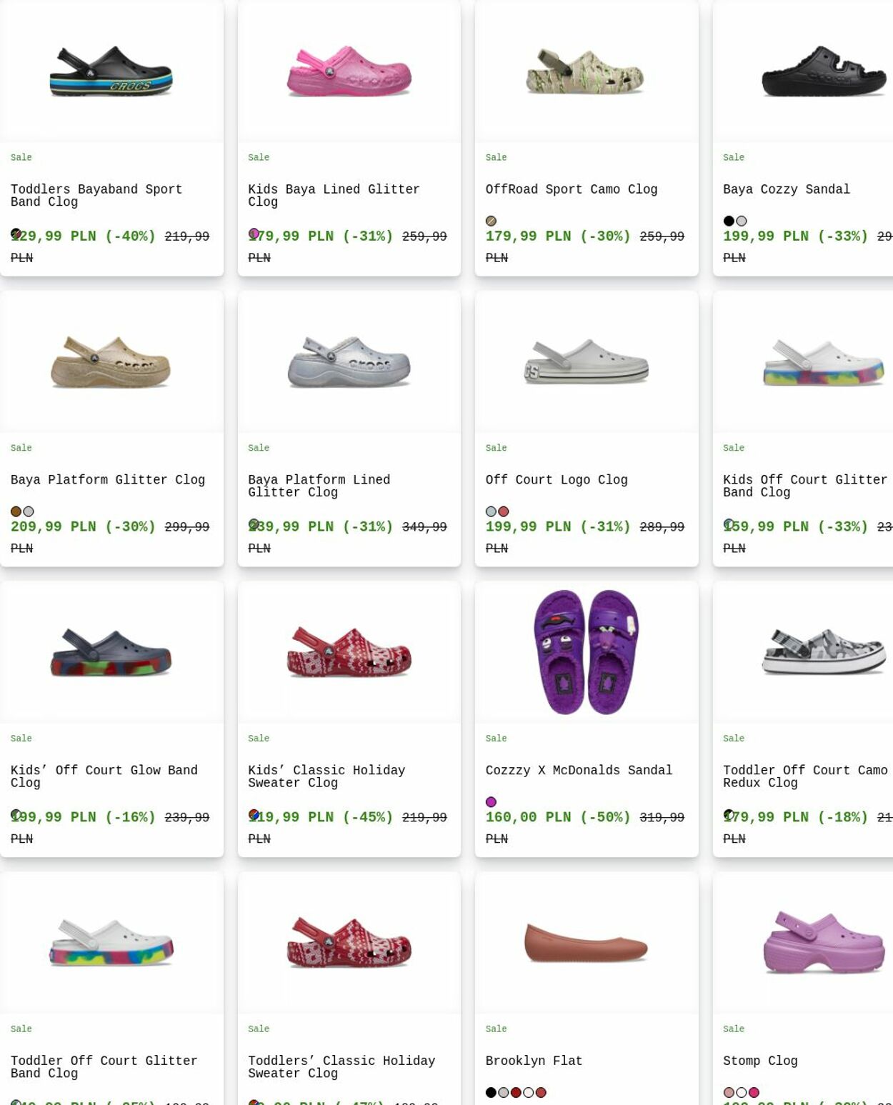 Gazetka Crocs 08.12.2025 - 17.12.2025